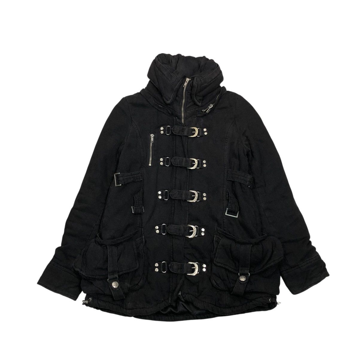 Hysteric Glamour 🔥BACKS BIKER JACKET CARGO BUTTON PUNK DESIGN Size US M / EU 48-50 / 2 - 1 Thumbnail