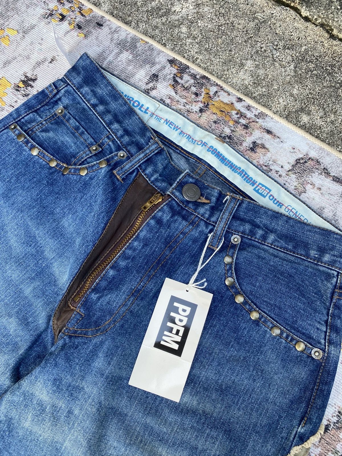 PPFM PPFM patchwork rebuild denim pants camouflage cargo pockets Size US 30 / EU 46 - 5 Thumbnail
