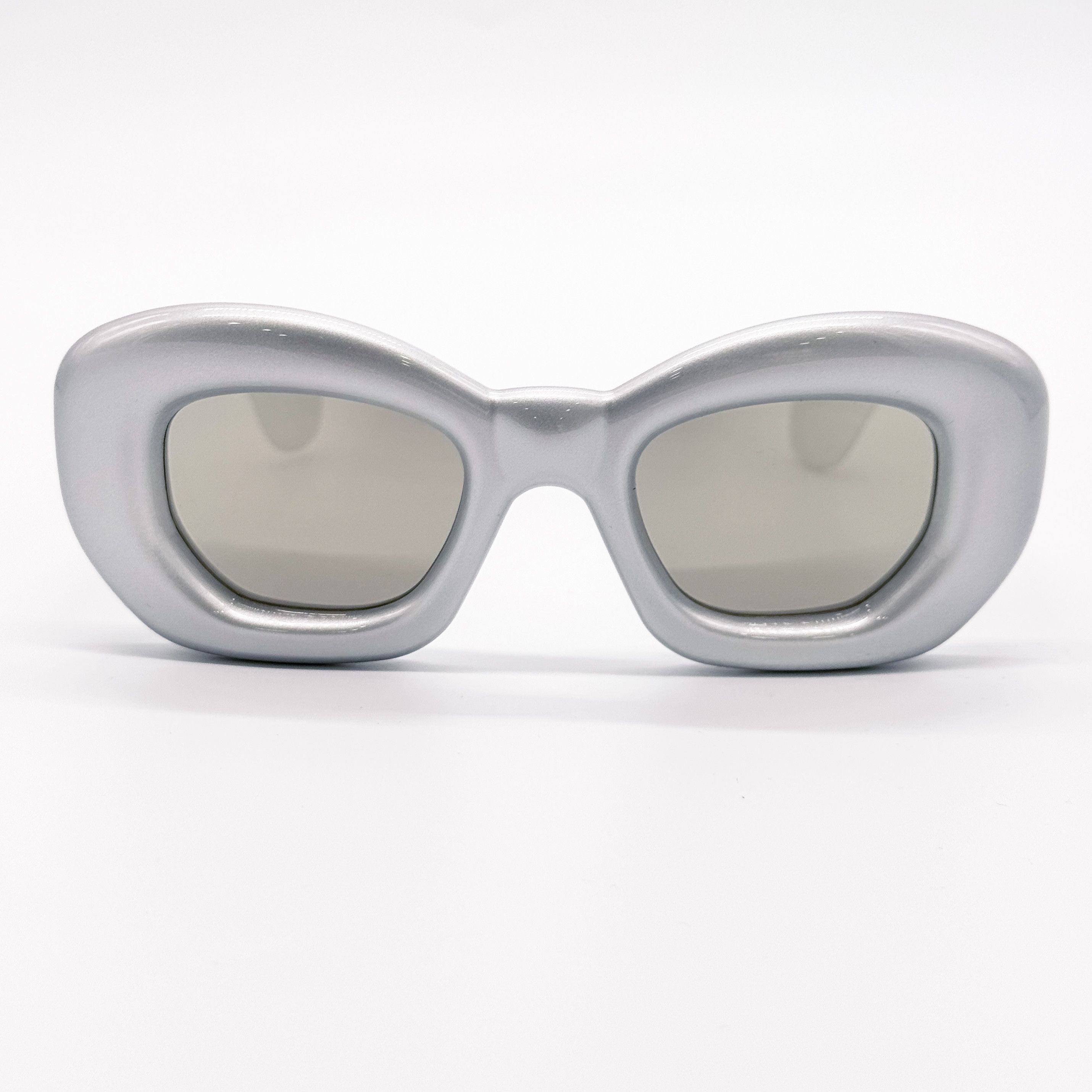 Loewe NEW LOEWE LW40117I 20C SILVER UNISEX SUNGLASSES LOEWE Size ONE SIZE - 3 Thumbnail