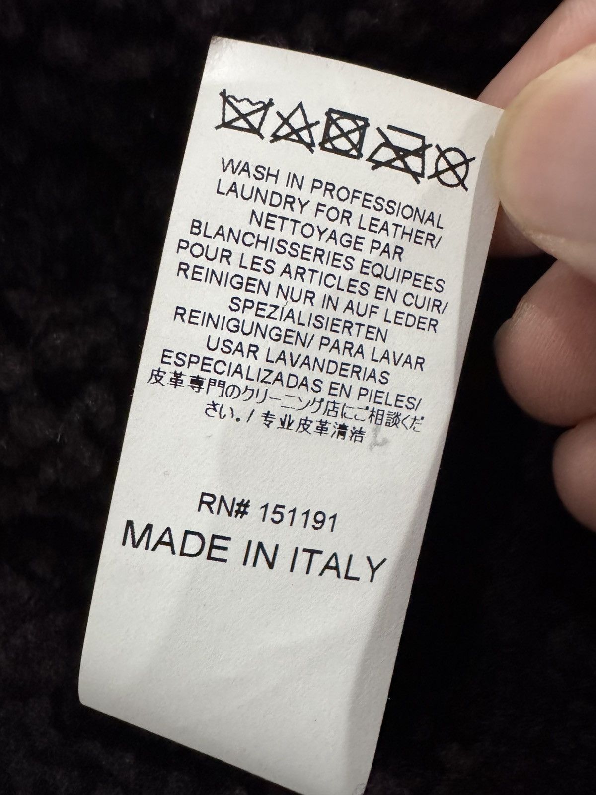 Yeezy SEASON 5 LAMBSKIN SHERPA JACKET Size US S / EU 44-46 / 1 - 8 Thumbnail