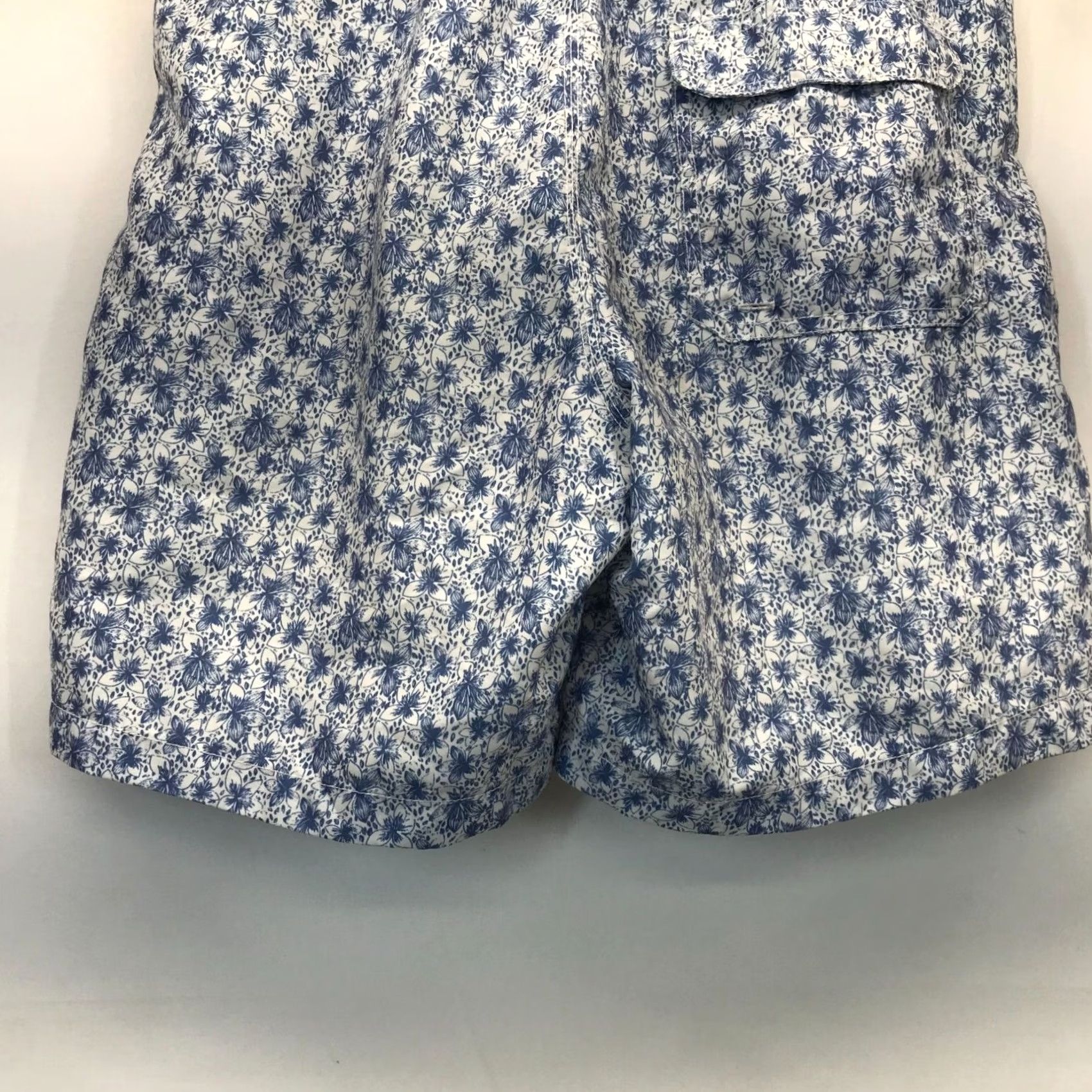 Vintage SLATE & STONE Mens Small Blue Drawstring Waist Swim Shorts Trunks Size US 29 - 6 Thumbnail
