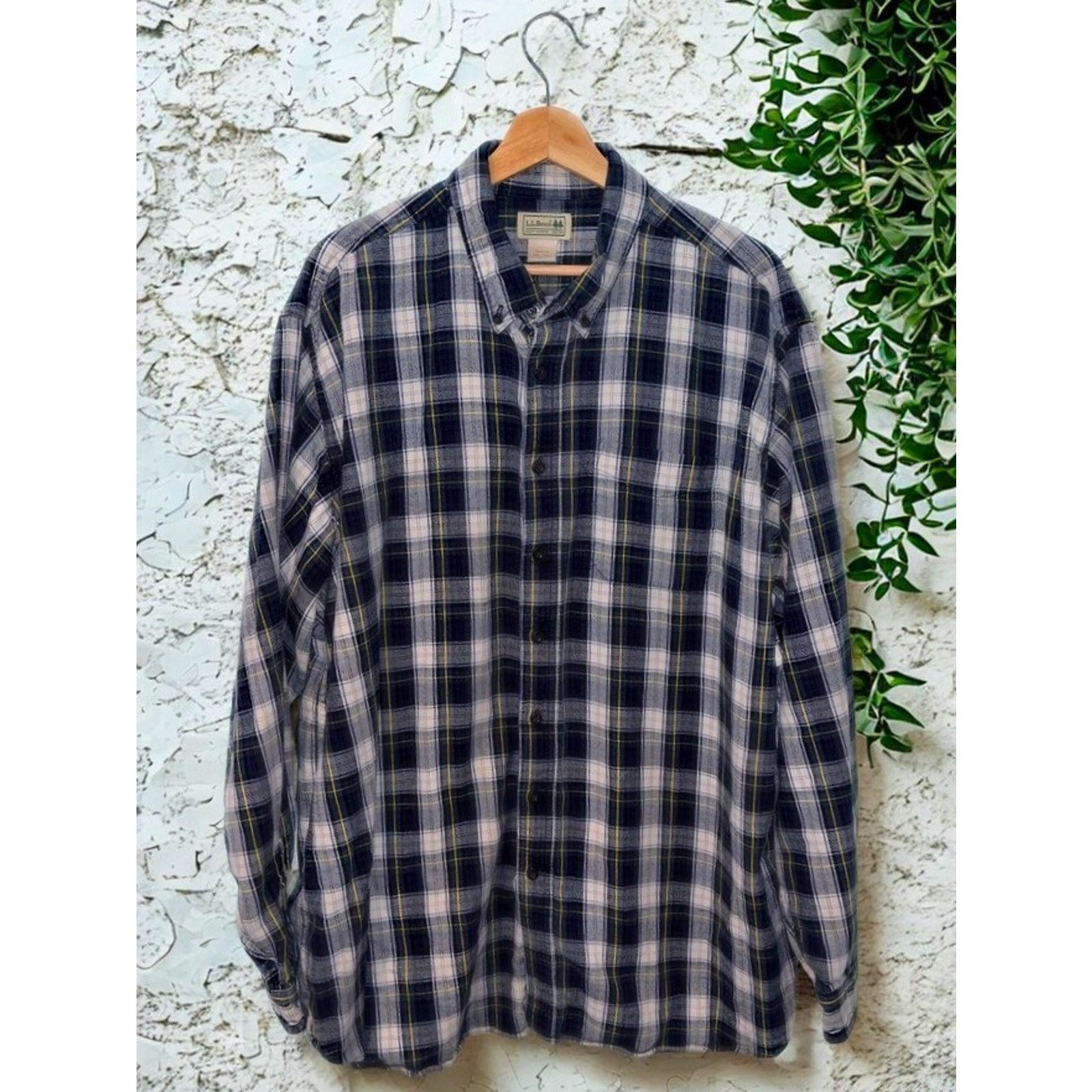 L.L. Bean L.L. Bean Traditional Fit Plaid Flannel Shirt 2XLT 22806 Size US XXL / EU 58 / 5 - 6 Thumbnail