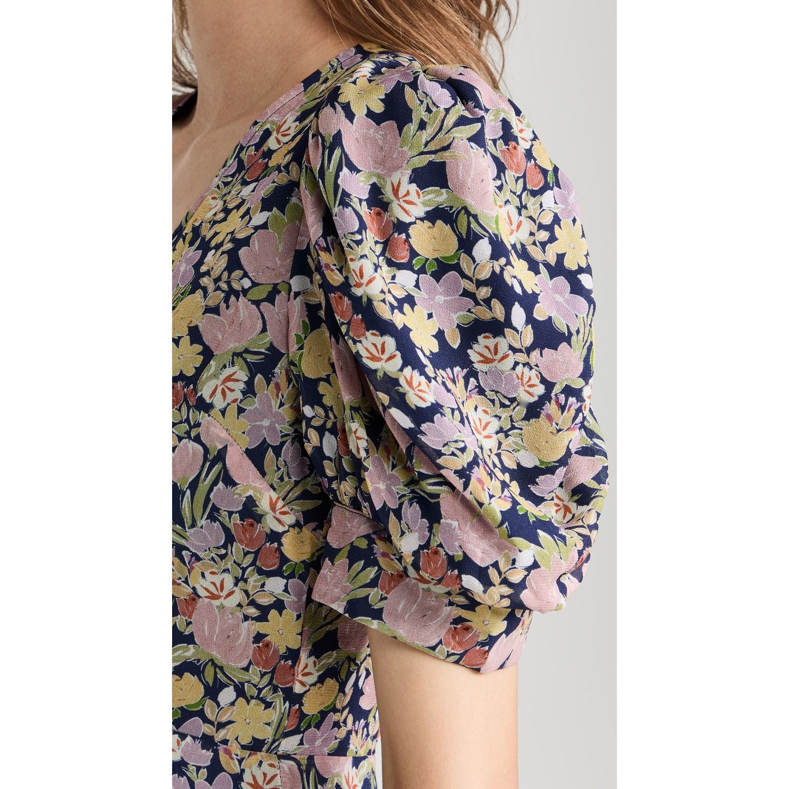 Other NWT Yumi Kim Andrea Maxi Dress Pink Navy Floral XS Size XS / US 0-2 / IT 36-38 - 6 Thumbnail
