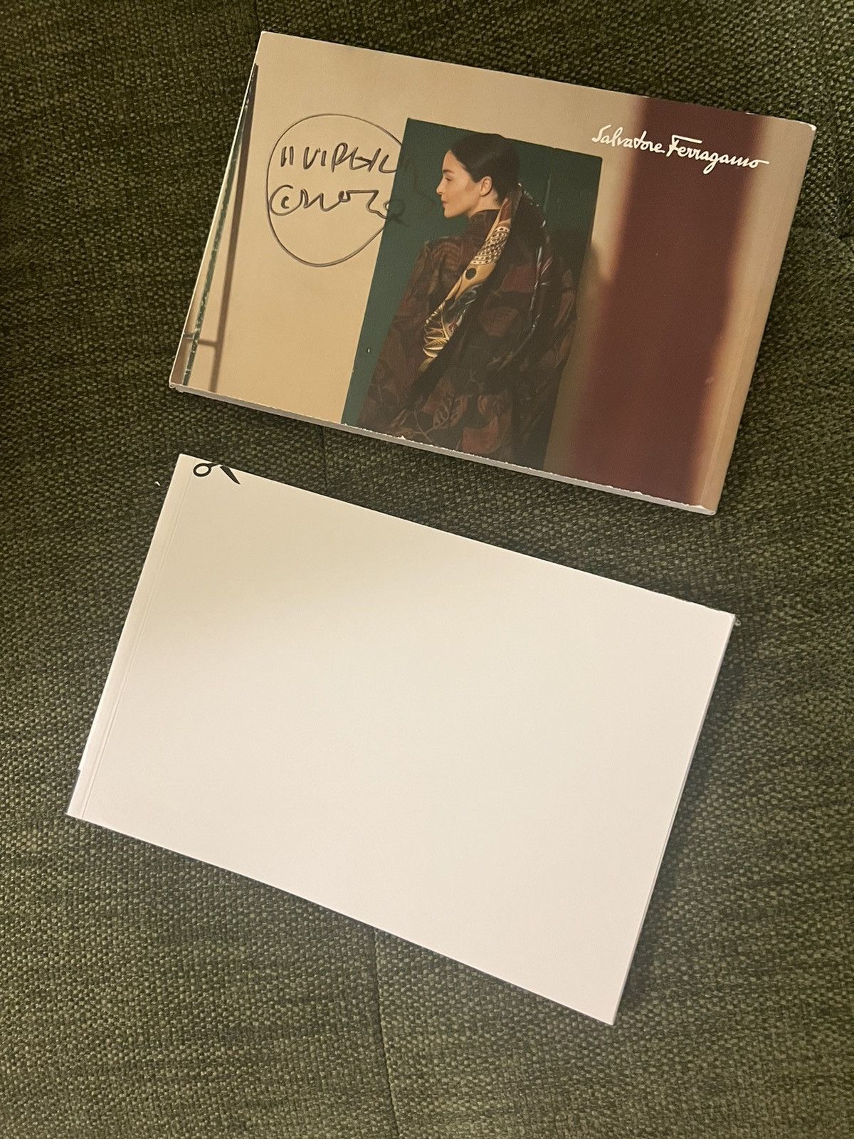 Salvatore Ferragamo × Virgil Abloh VIRGIL ABLOH SIGNED AUTOGRAPHED WALLPAPER SEPT 2020 HAND CUT Size ONE SIZE - 3 Thumbnail