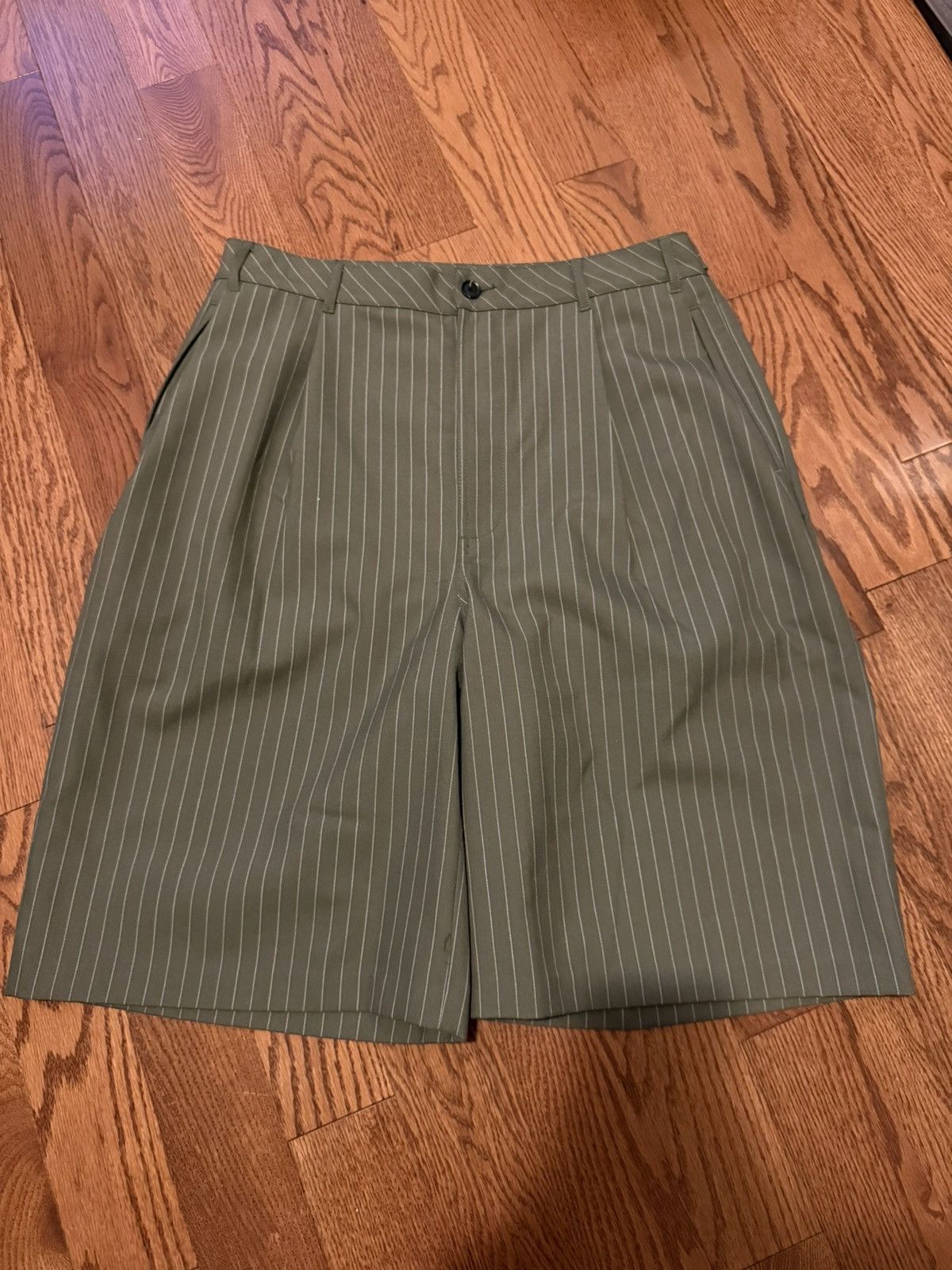 Stussy Volume Pleated Stripe Shorts - Bottoms Stussy Volume Pleated Stripe Shorts - Bottoms