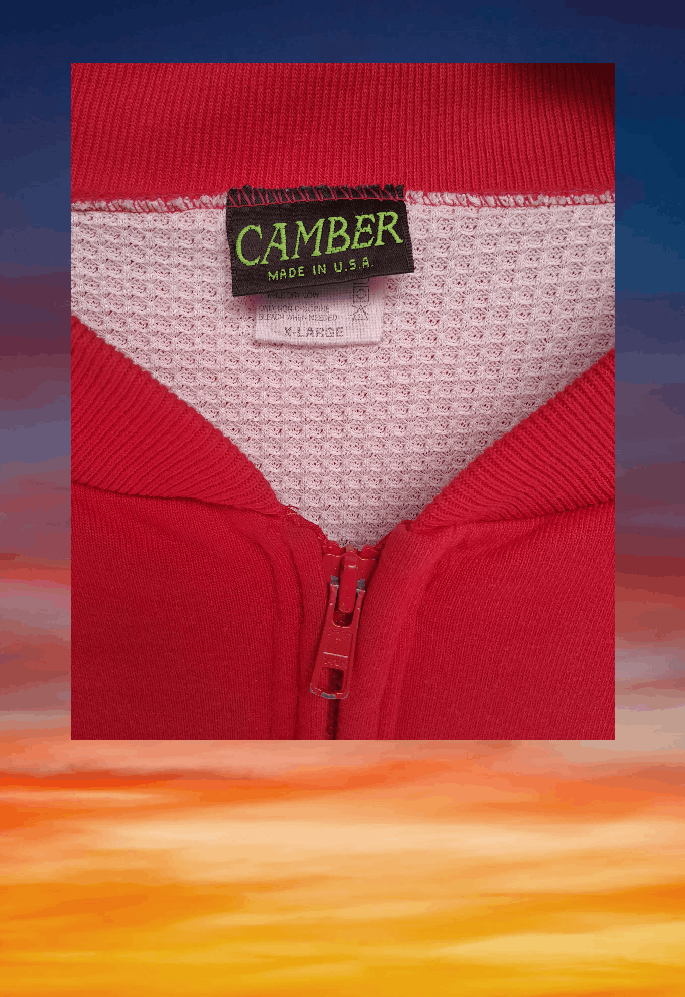 Camber × Vintage Vintage 90s Camber Themal Lined Zip up Sweatshirt Size US XL / EU 56 / 4 - 5 Thumbnail
