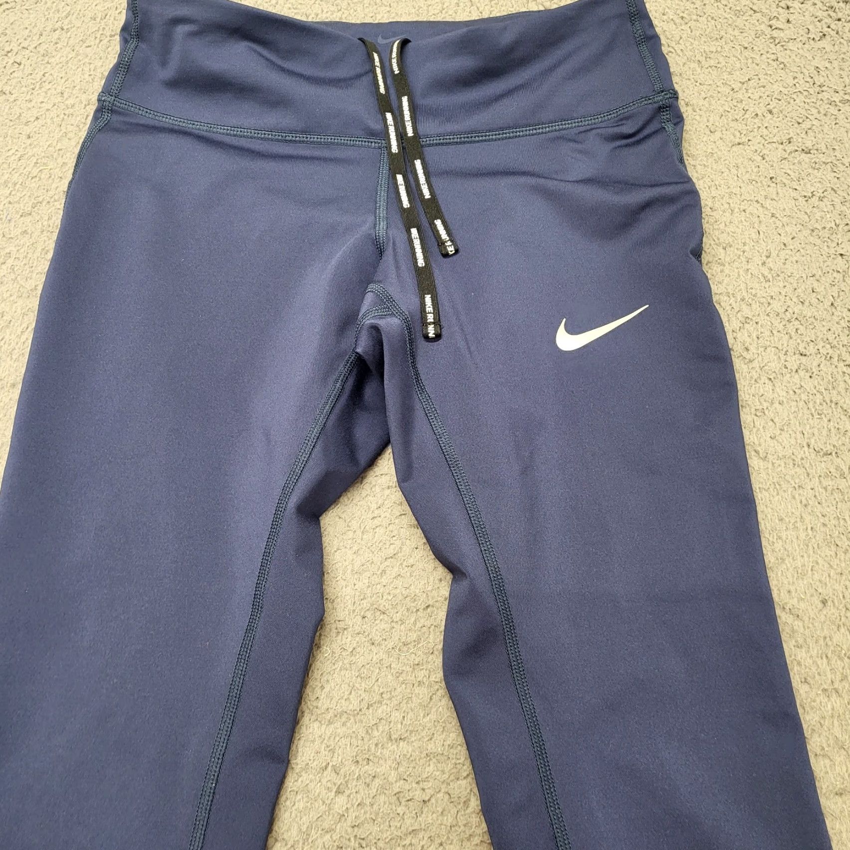 Nike Nike Dri-Fit Leggings Women XS Blue Epic Running Crop Tights Nike Pro 938602-471 Size 26" / US 2 / IT 38 - 4 Thumbnail