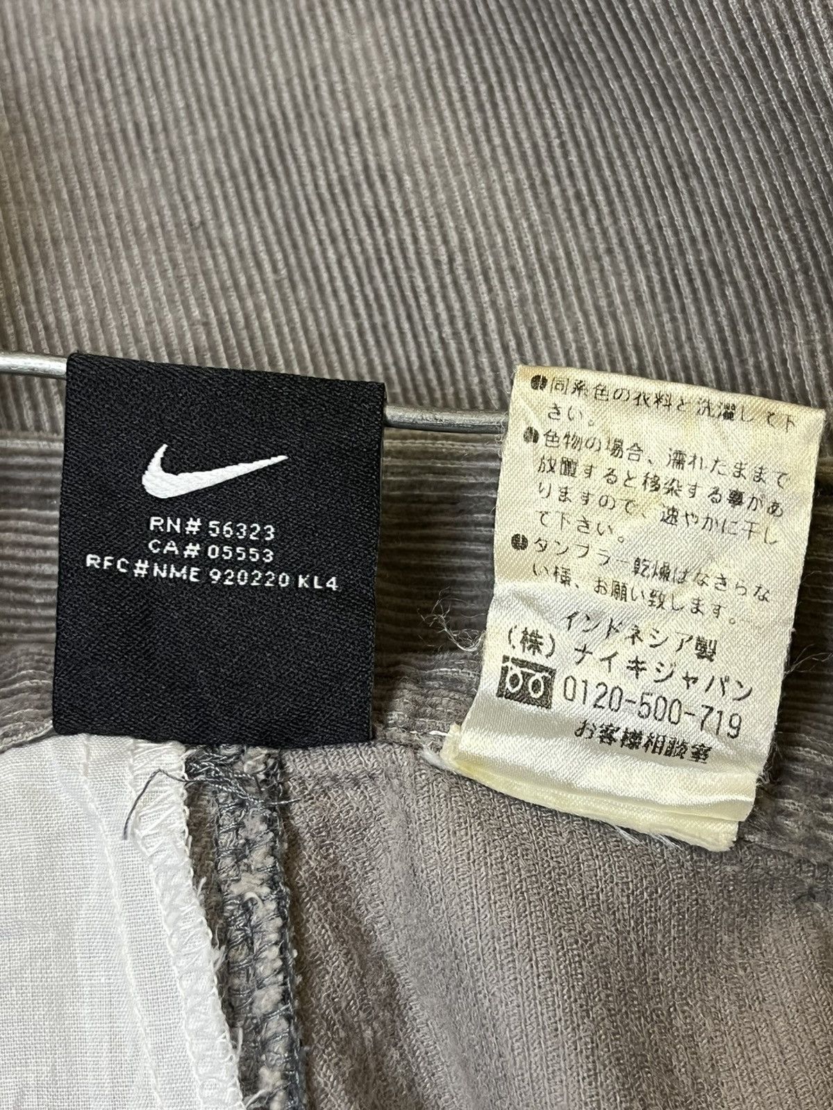 Nike ACG VINTAGE Y2K NIKE ACG DOUBLE KNEE TROUSERS CORDUROY PANTS Size US 29 - 19 Thumbnail