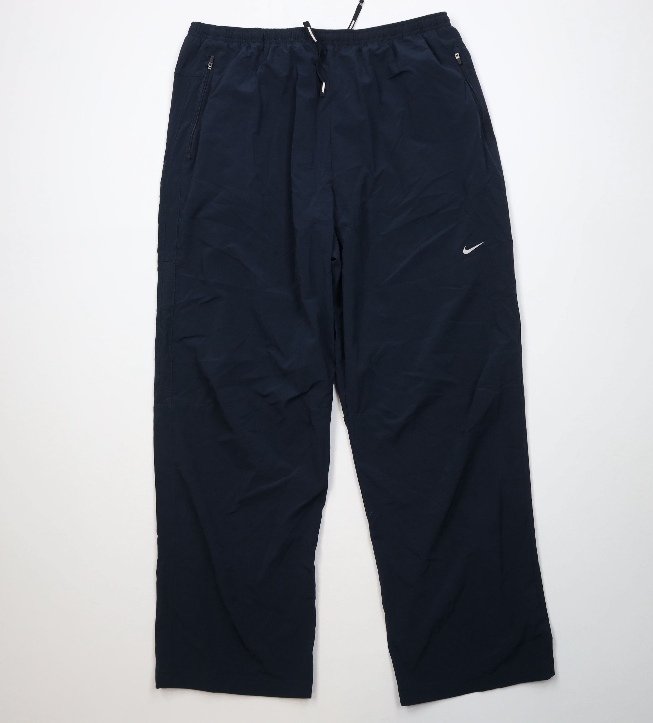 Nike Vintage Y2K Nike Running Mini Swoosh Wide Leg Pants Blue Size US 40 / EU 56 - 1 Thumbnail