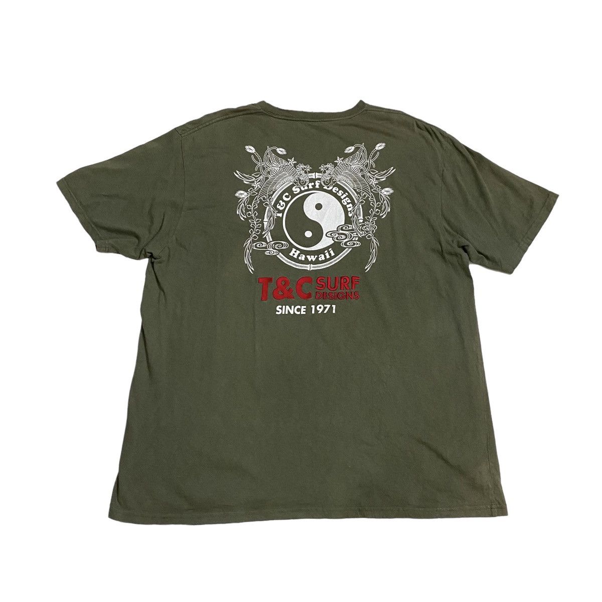 Japanese Brand Surf Style T&C Hawaii surf design vintage tee Size US L / EU 52-54 / 3 - 1 Thumbnail