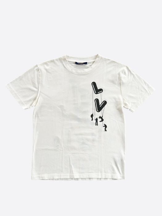 Louis Vuitton - Authenticated T-Shirt - Cotton White Plain for Men, Good Condition