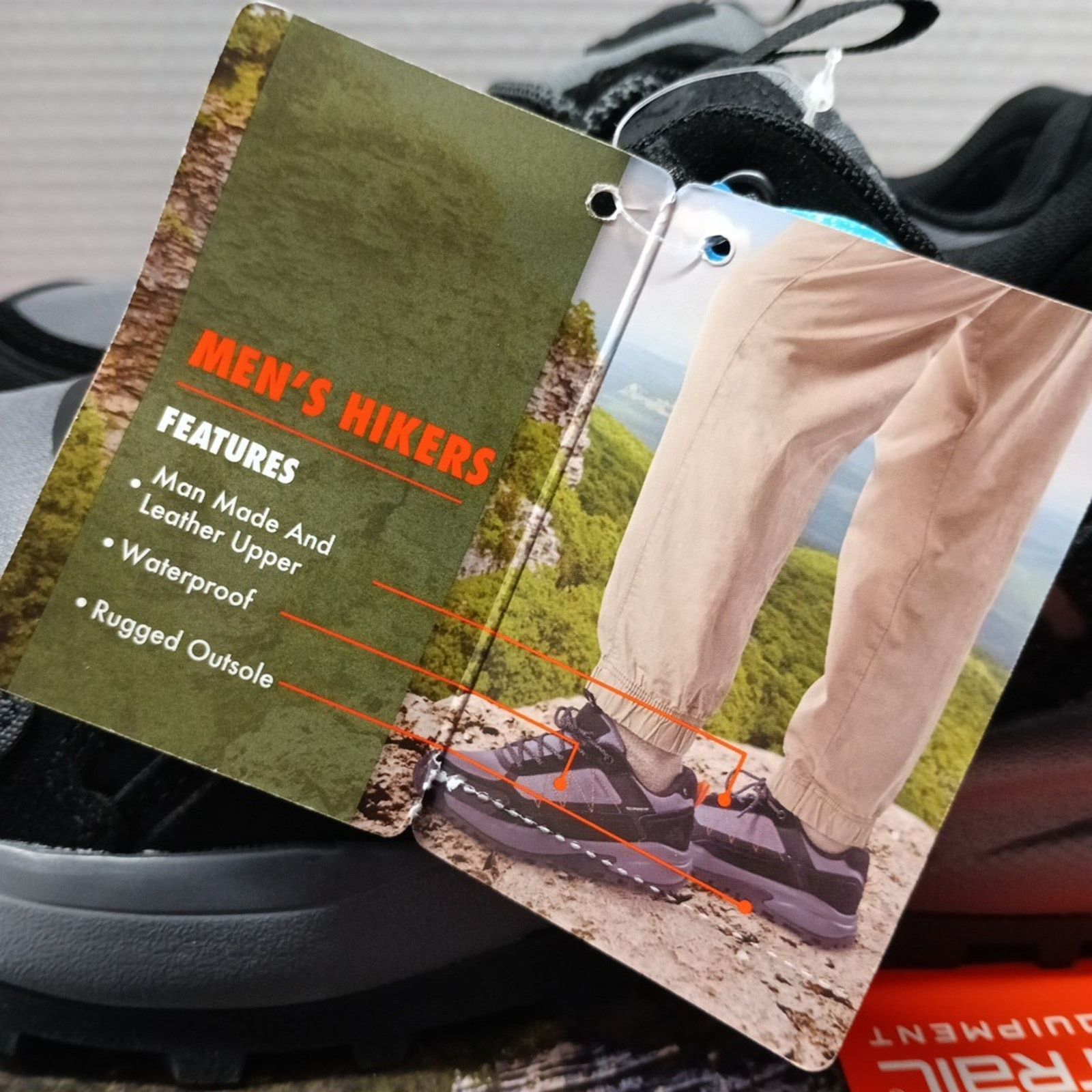 Other Ozark Trail Men's Hiking Shoes Size 8 Low Hiker Black Rugged Size US 8 / EU 41 - 5 Thumbnail