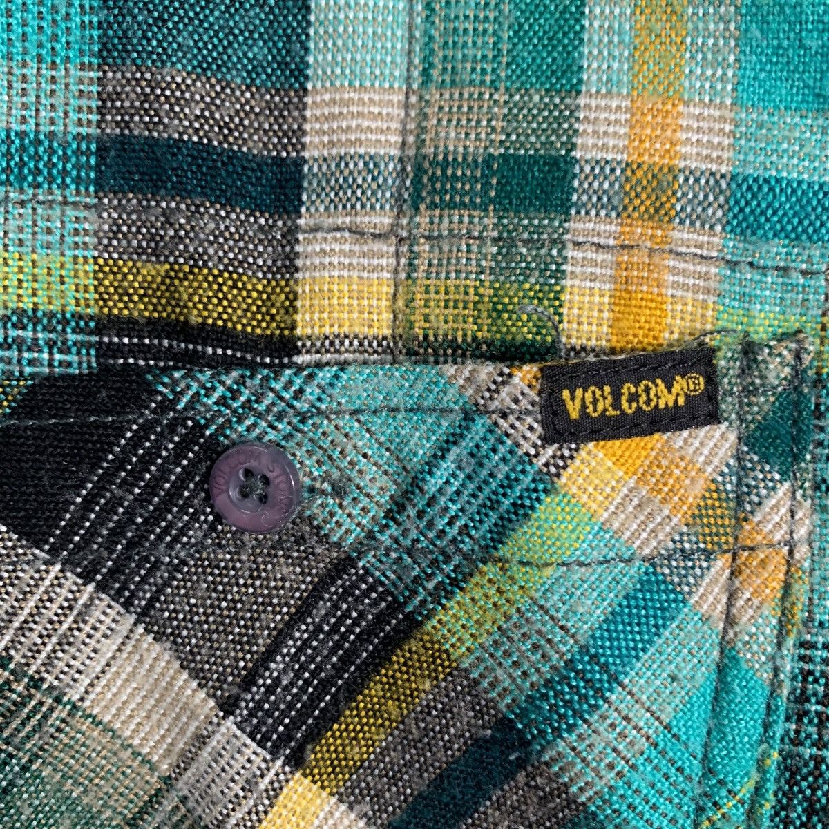 Volcom VOLCOM WORKWEAR Green Tartan Warm Flannel Jacket #2717-C122 Size US S / EU 44-46 / 1 - 7 Thumbnail