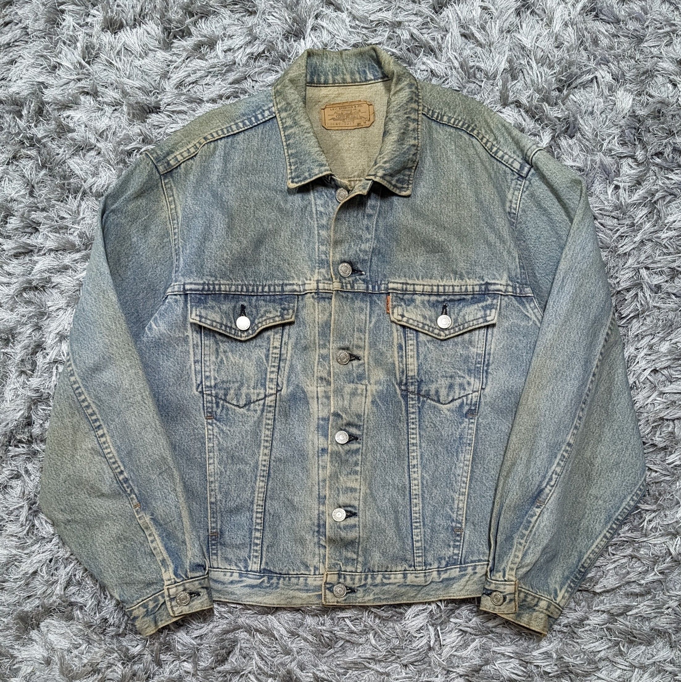 Levi's Vintage Clothing Vintage 80s Levi's Orange Tab Denim Trucker Jacket Denims Size US L / EU 52-54 / 3 - 2 Thumbnail