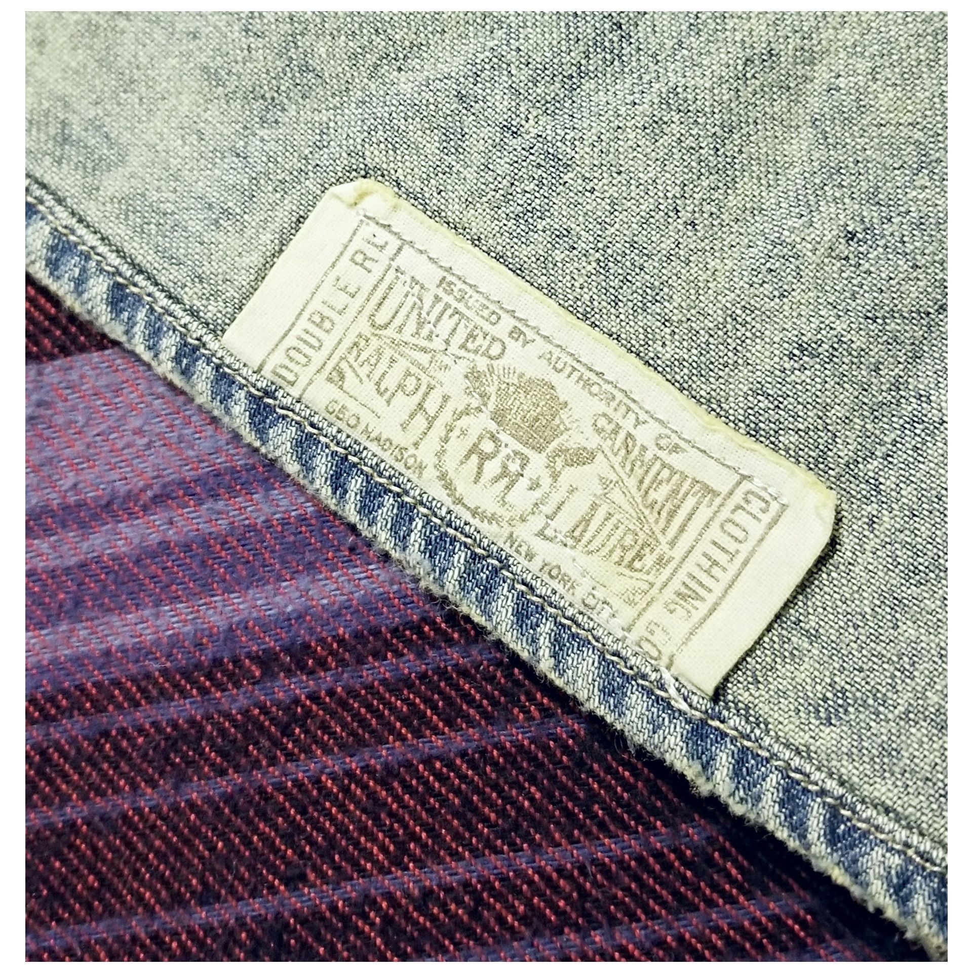 RRL Ralph Lauren DOUBLE RL RALPH LAUREN RRL DENIM SHIRT- MEN'S SIZE SMALL Size US S / EU 44-46 / 1 - 11 Thumbnail