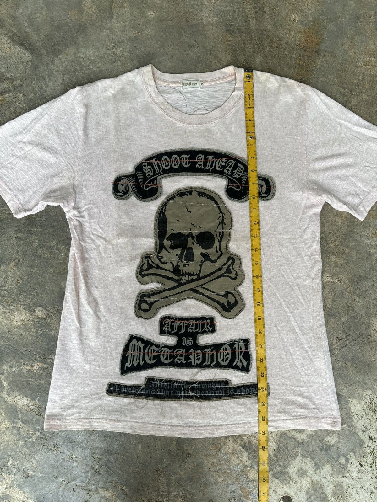 Hysteric Glamour Y2k Thomas Hady Skull Ifsixwasnine Punk Style Tshirt Size US M / EU 48-50 / 2 - 11 Thumbnail