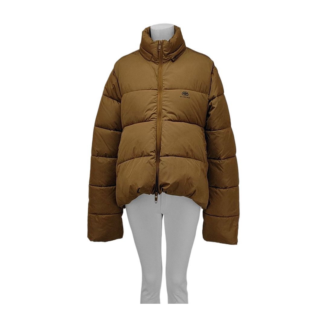 Balenciaga Balenciaga Brown Puffer Jacket Size 44 Size M / US 6-8 / IT 42-44 - 1 Thumbnail