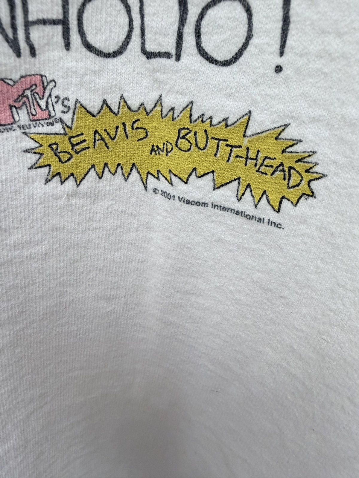 Changes Beavis and Butthead “Cornholio” Vintage Promo Ringer Tee Size US XL / EU 56 / 4 - 4 Thumbnail