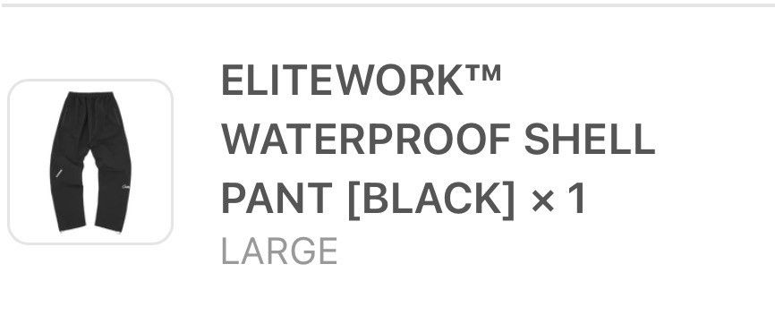 Corteiz CORTIEZ RTW WATERPROOF SHELL PANT Size US 34 / EU 50 - 5 Thumbnail
