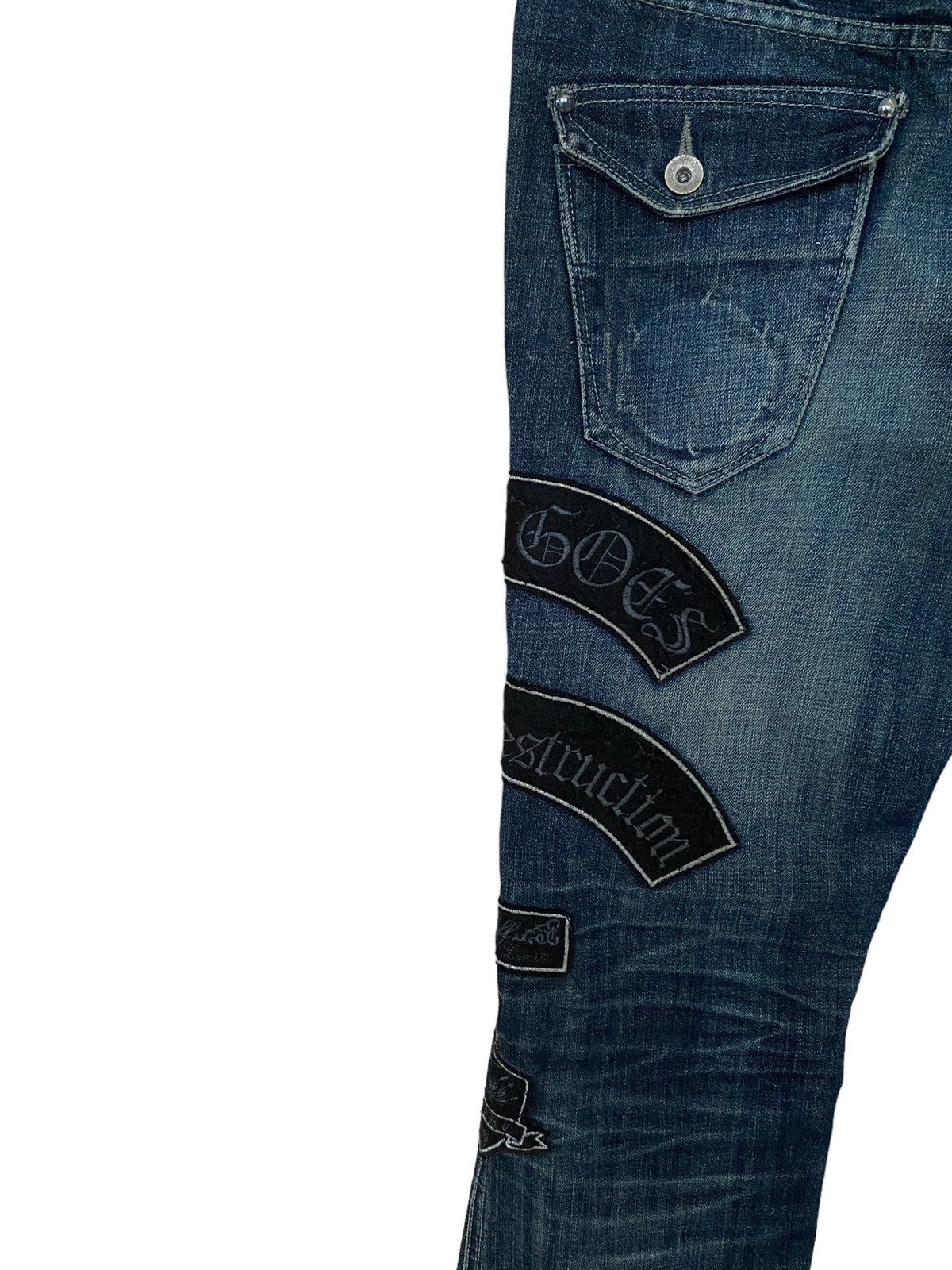 Vintage × semanticdesign Vintage Japanese Brand Semantic Design Flared Jeans 1990s Size US 30 / EU 46 - 5 Thumbnail