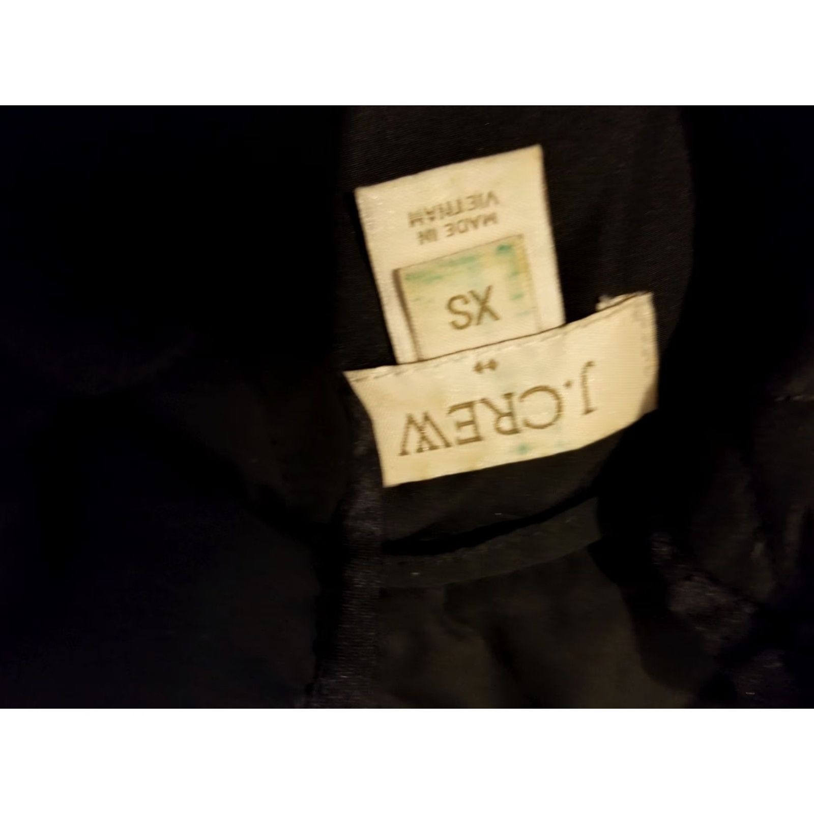 J.Crew VINTAGE J.CREW Full Zip Vest Women XS Black Down Filled Jacket Size XS / US 0-2 / IT 36-38 - 3 Thumbnail