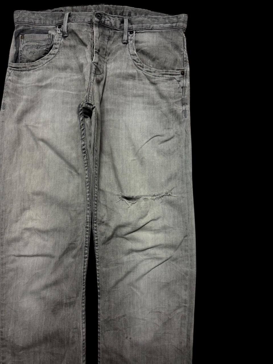 Pepe Jeans THRASHED Pepe Jeans Smoke Washed Distressed Ripped Sick Jean Size US 33 - 5 Thumbnail