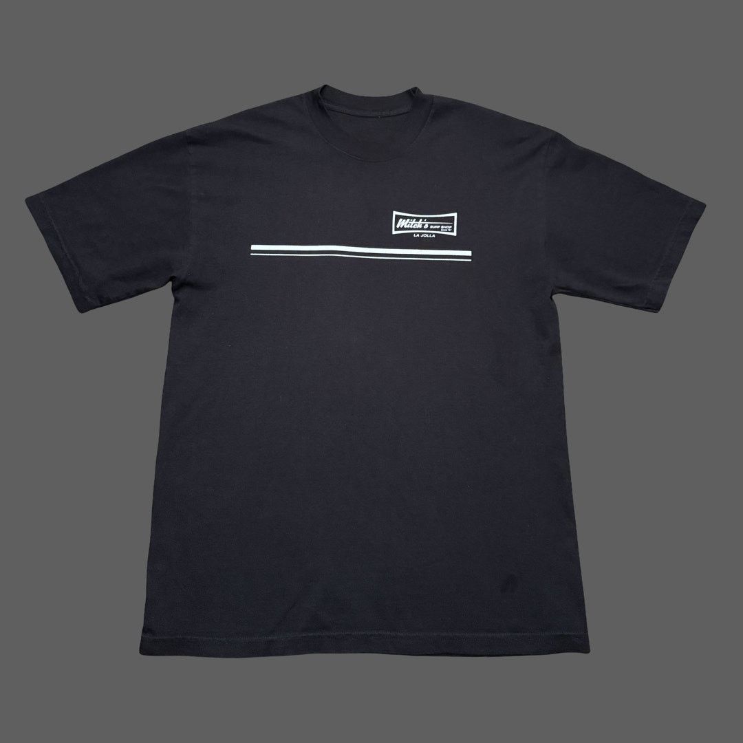 Other Mitch's Surf Shop La Jolla Black Graphic Tee Size L GUC Size US L / EU 52-54 / 3 - 1 Thumbnail