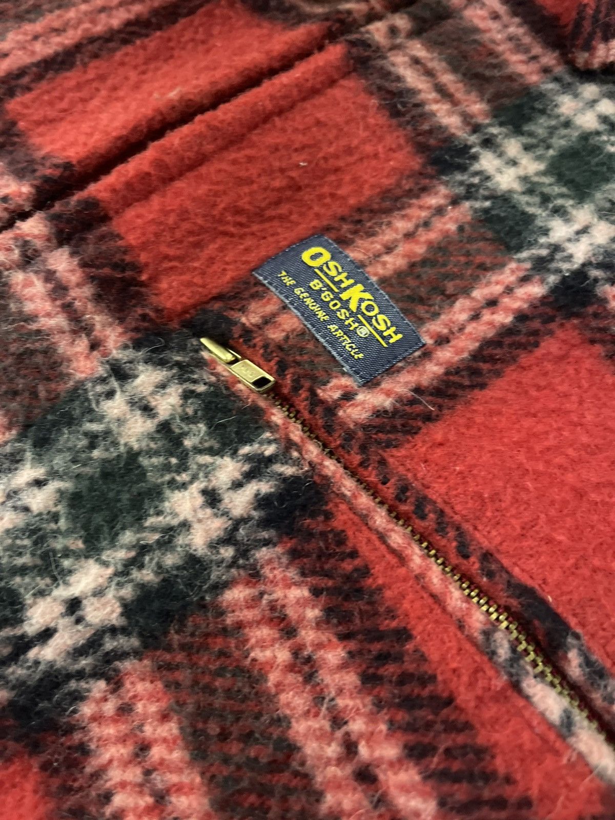 Oshkosh Vintage Buffalo plaid OshKosh B’GOSH wool flannel Jacket Size US L / EU 52-54 / 3 - 6 Thumbnail