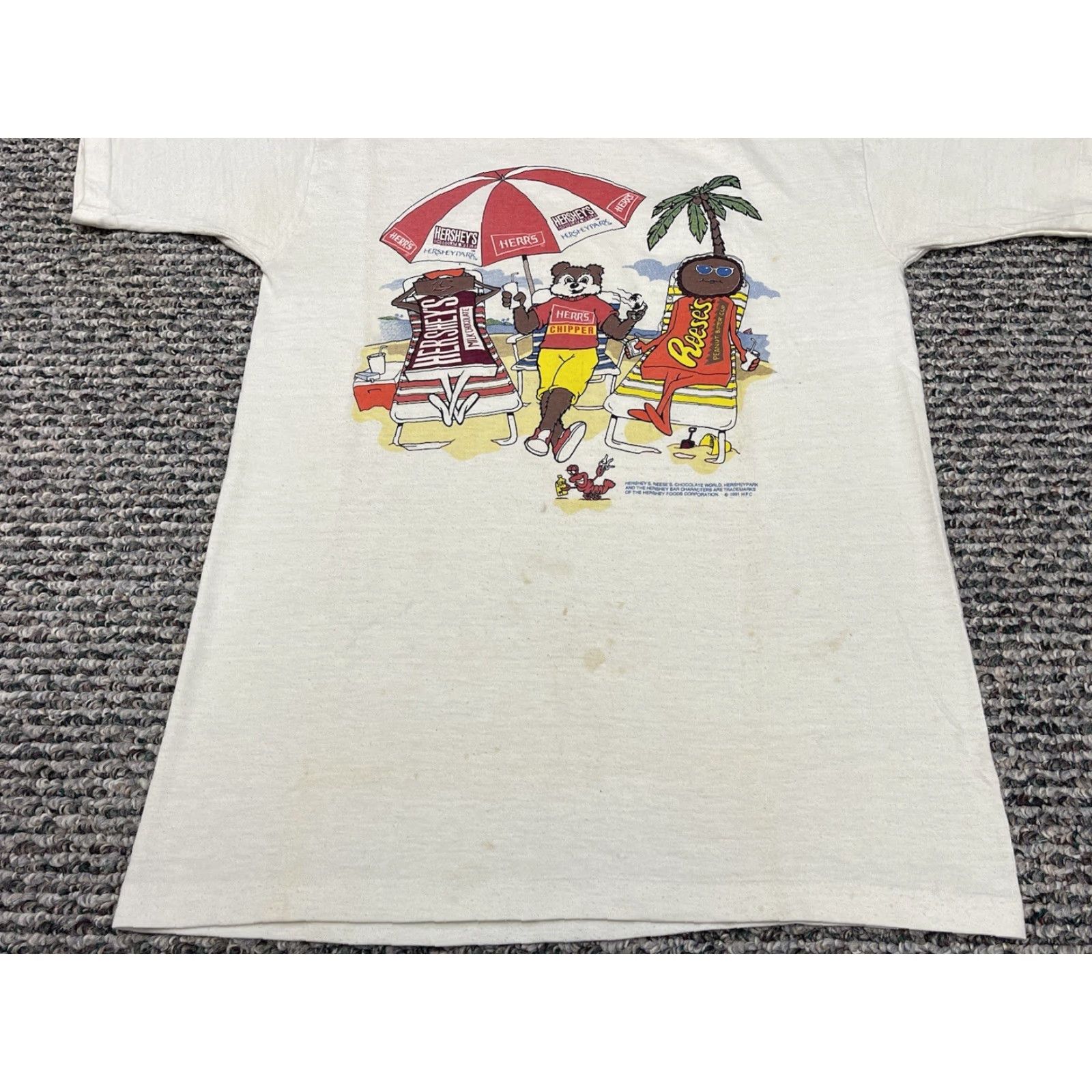CHOCOOLATE VINTAGE Hershey Chocolate T-Shirt Skull? Size US S / EU 44-46 / 1 - 2 Thumbnail