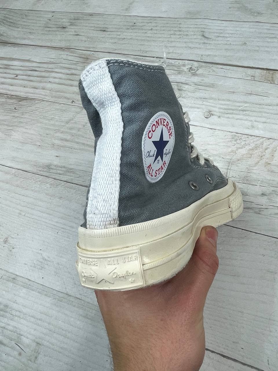 Comme des Garcons PLAY × Converse Comme des Garçons x Converse High Top CDG Sneakers Size US 6.5 / IT 36.5 - 15 Thumbnail