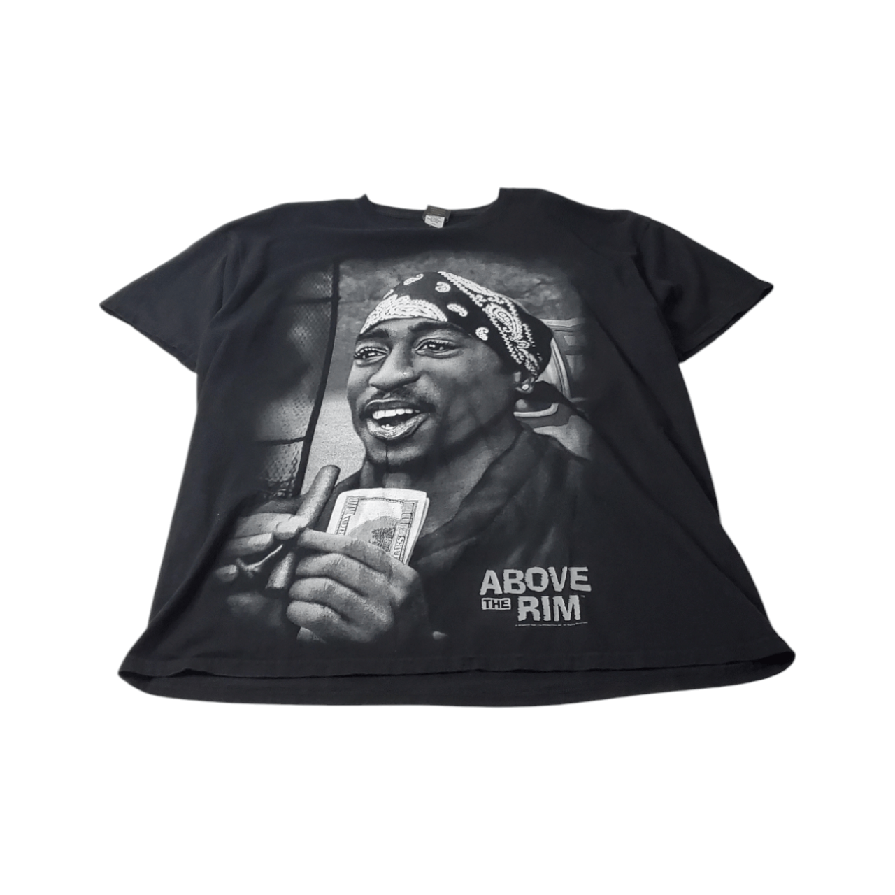 Rap Tees × Vintage 1994 Tupac Above The Rim T-Shirt Size US XL / EU 56 / 4 - 1 Thumbnail