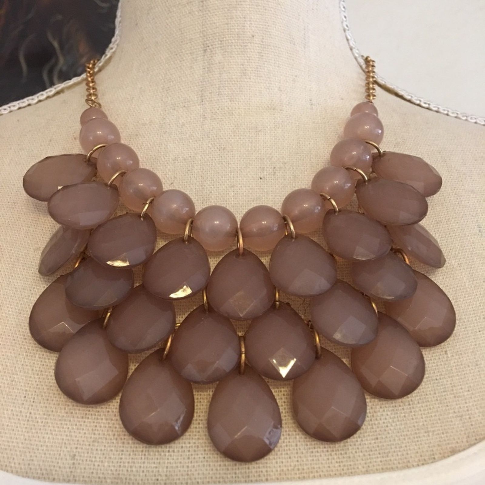 Jewelry Rose multi layer beaded necklace Size ONE SIZE - 1 Thumbnail