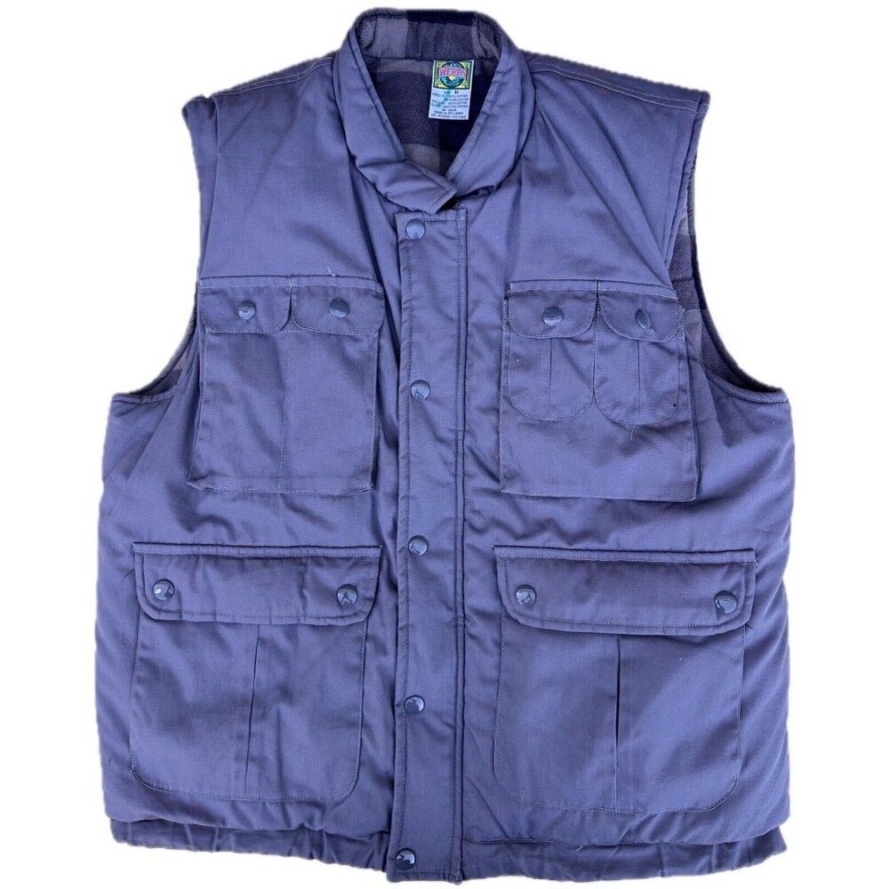 Vintage Vintage Weeds Vest Large Flannel Lined Utility Hiking Outer Size US M / EU 48-50 / 2 - 1 Thumbnail