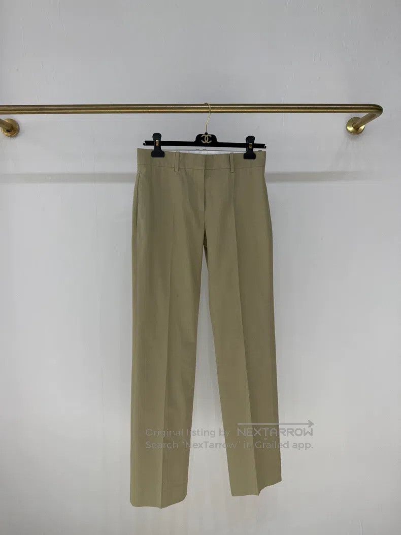The Row The Row size 2 New Khaki Straight suit pant Size 25" / US 0 / IT 36 - 1 Thumbnail