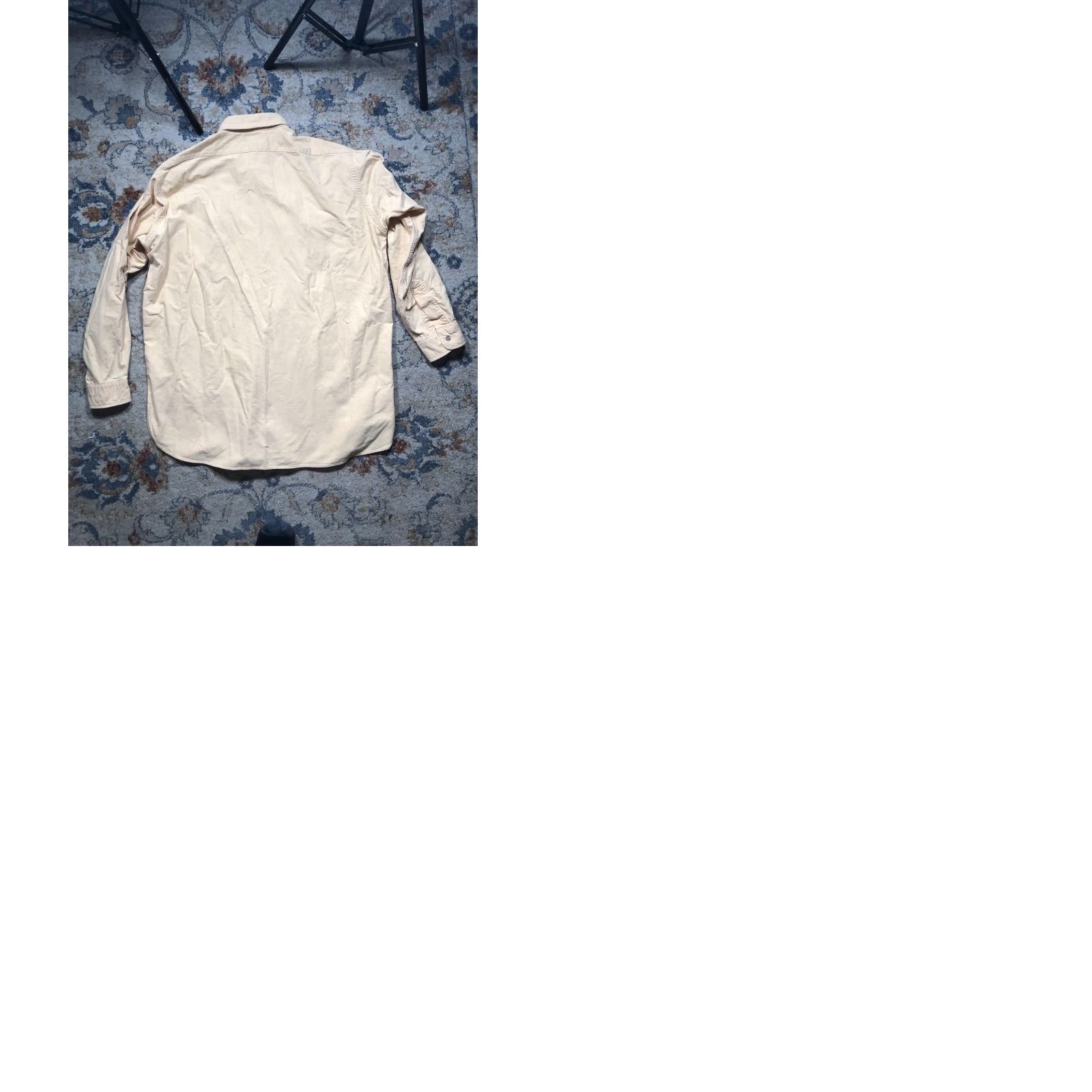 Vintage VINTAGE L.L.Bean Chamois Cloth Shirt Mens Tall XL Yellow Heavyweight 90s Button-Up Long Sleeve Size US XL / EU 56 / 4 - 9 Thumbnail