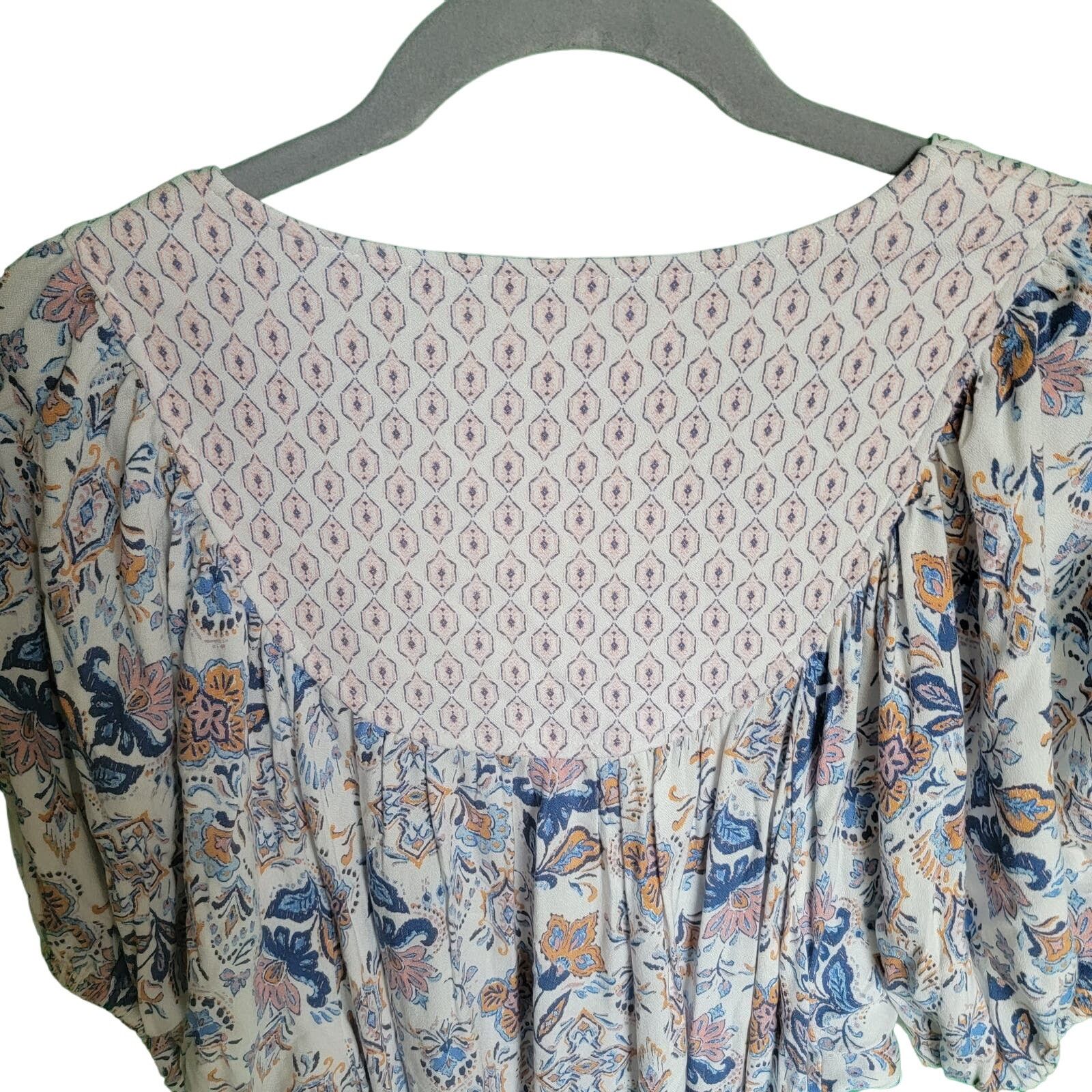Lucky Brand Lucky Brand Peasant Boho Midi Dress Size Medium Size M / US 6-8 / IT 42-44 - 11 Thumbnail