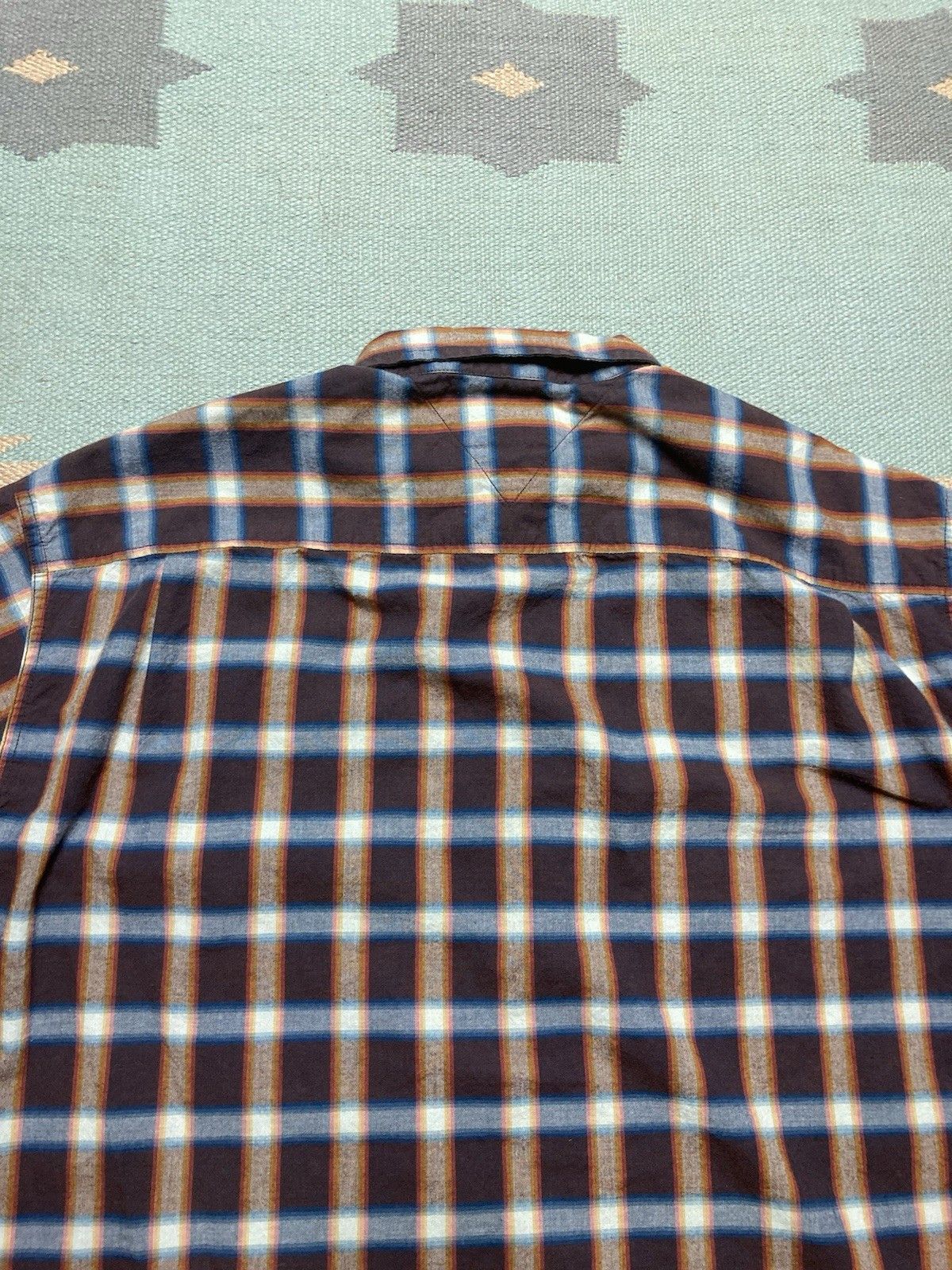 Tommy Hilfiger × Vintage Tommy Hilfiger button shirt pullover shadow plaid mens large Size US L / EU 52-54 / 3 - 6 Thumbnail
