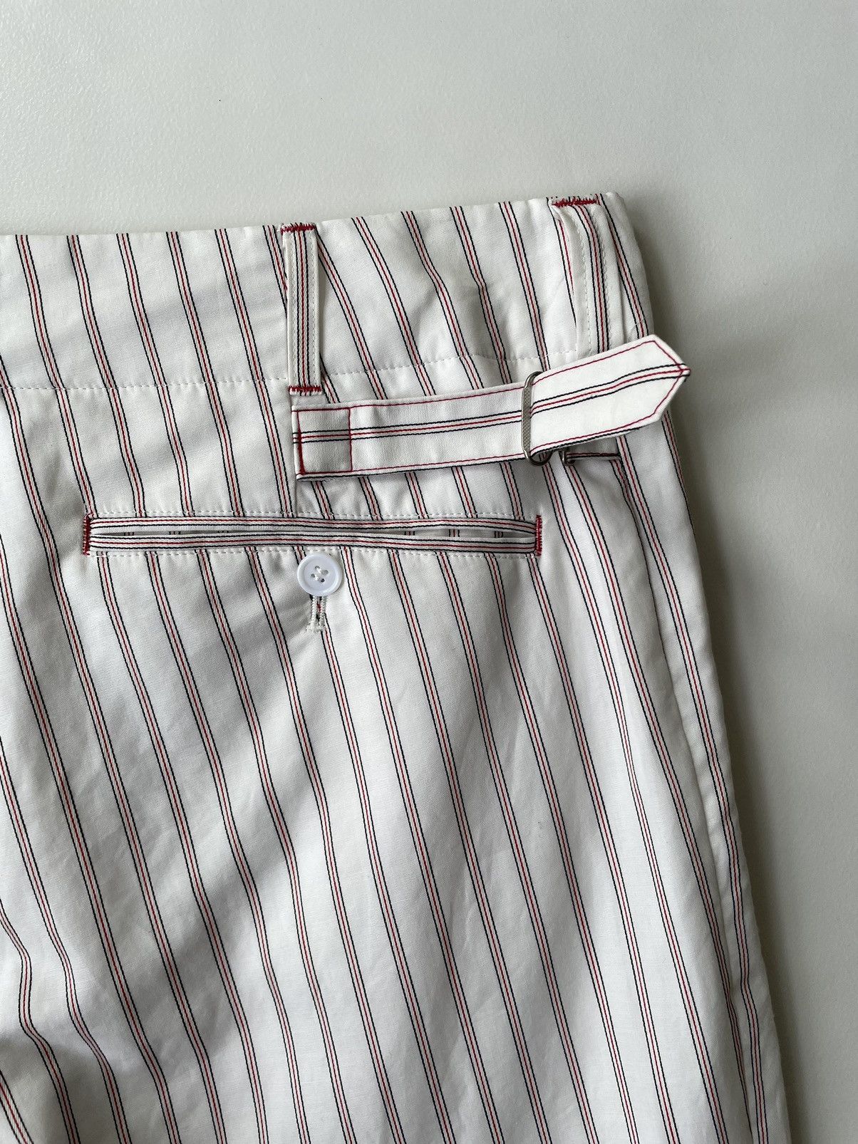 Comme des Garcons S/S 08 Cropped Striped Leg Utility Trousers Size US 32 / EU 48 - 14 Thumbnail