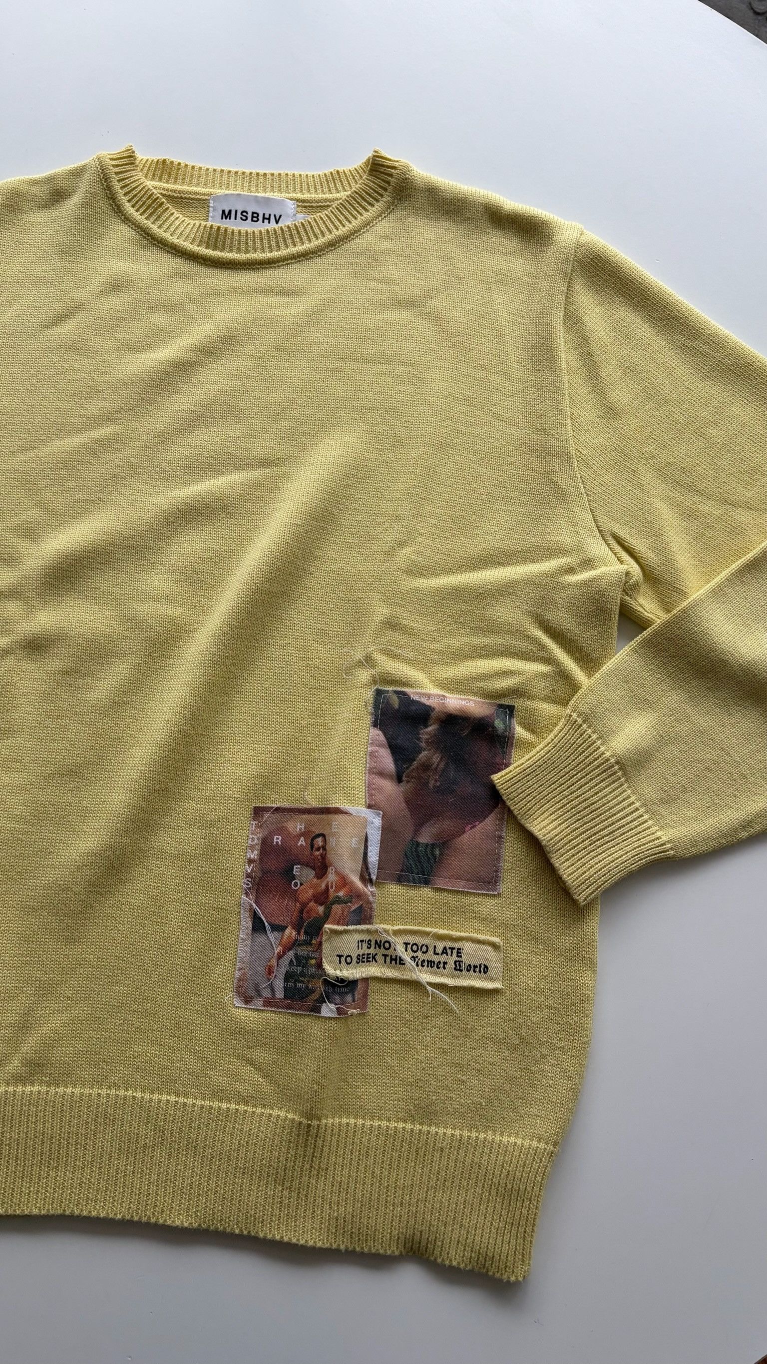 Misbhv Vintage MISBHV Mustard Yellow Sweater Size US M / EU 48-50 / 2 - 1 Thumbnail
