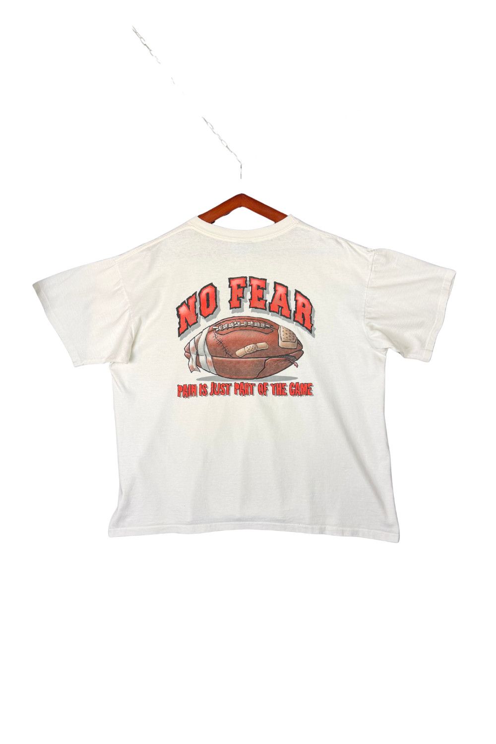 No Fear Vintage 90s No Fear Pain Is Just Part Of The Game Tee XL Size US XL / EU 56 / 4 - 1 Thumbnail