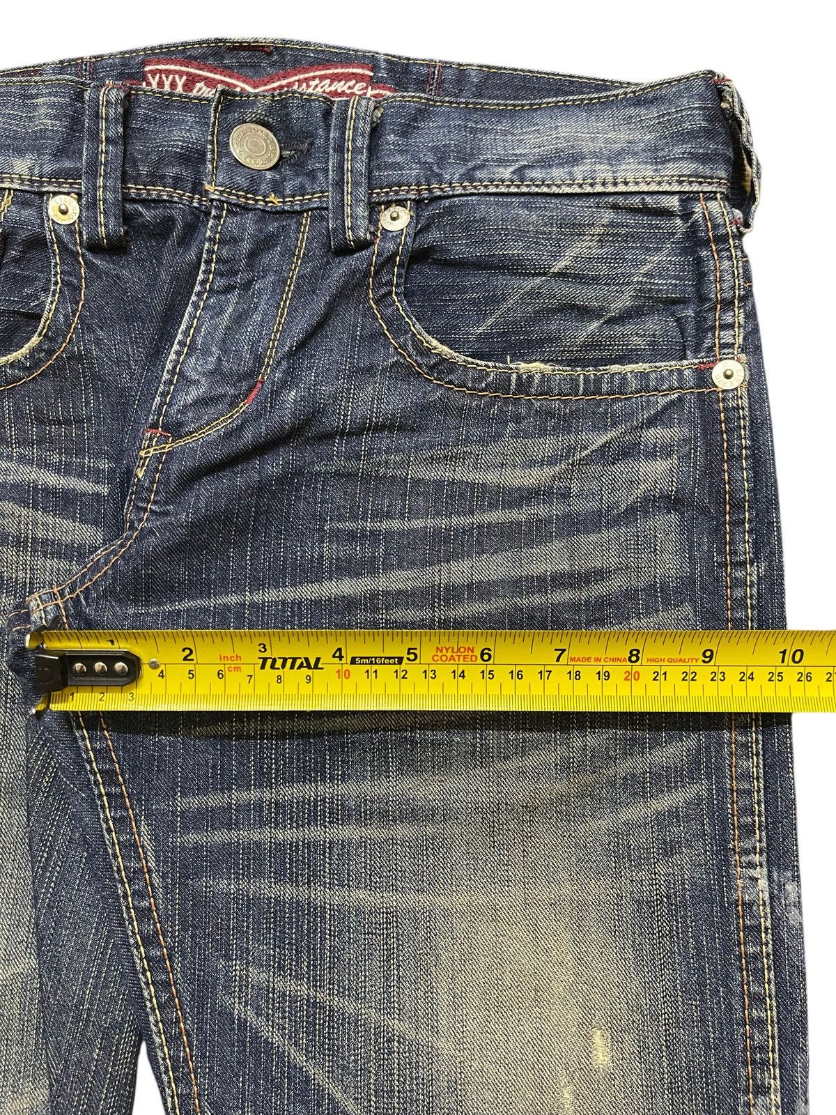 If Six Was Nine Vintange Liberto Mud Wash Faded Clawmark Distress Style Jean Size US 30 / EU 46 - 15 Thumbnail