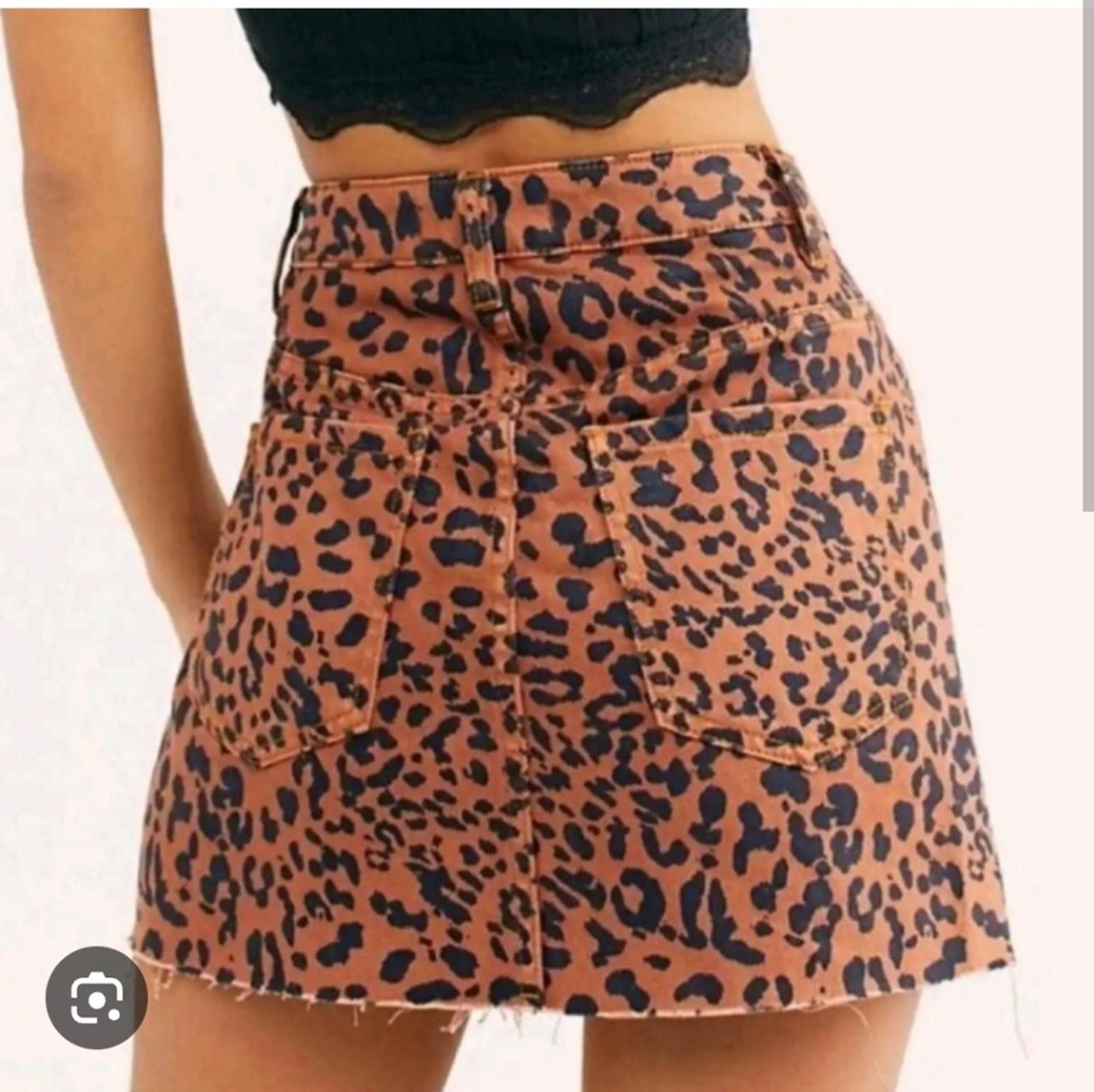 Designer We The Free Zip Up Raw Hem Skirt Size 25" / US 0 / IT 36 - 10 Thumbnail
