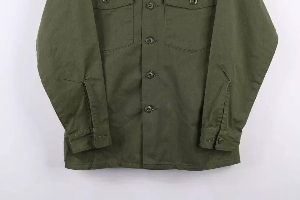 Vintage Vintage 70s Vietnam War Army Utility Durable Press Shirt USA Size US M / EU 48-50 / 2 - 3 Thumbnail