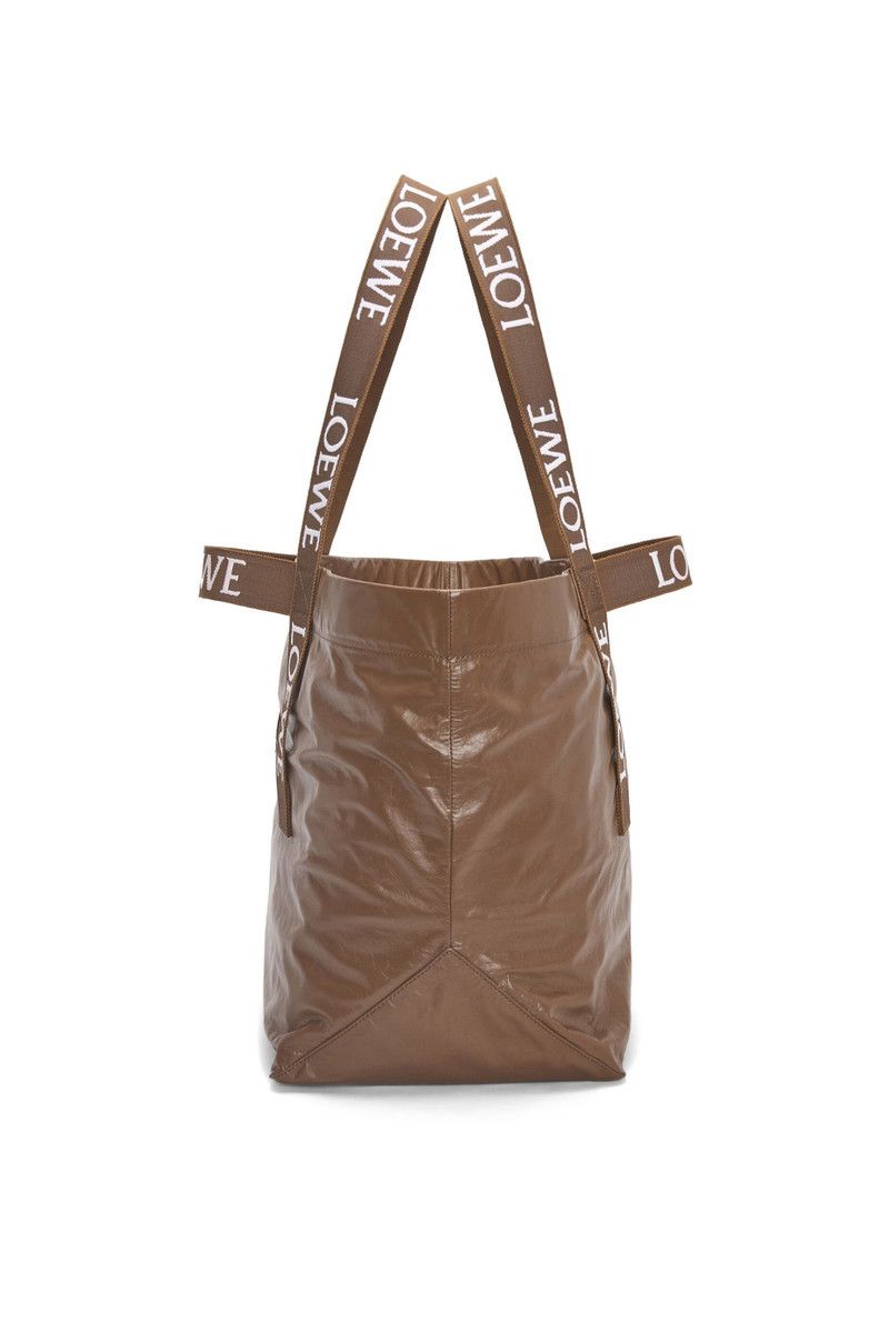 Loewe o1in1g0426 Size: OS / Fold Shopper Bag in Winter Brown Size ONE SIZE - 3 Thumbnail