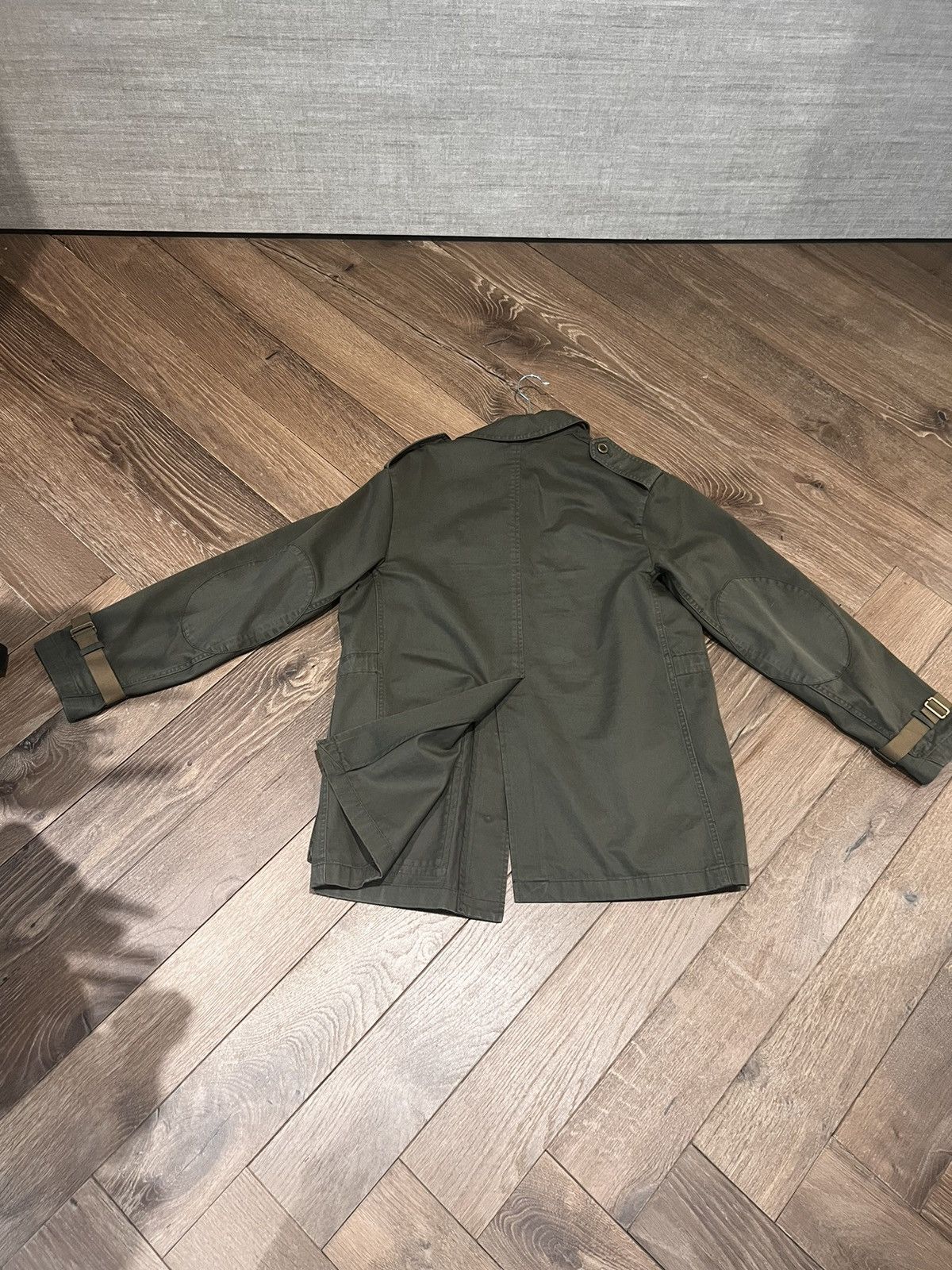 Theory Oversized olive green Jackie ties at the waistline Size L / US 10 / IT 46 - 7 Thumbnail