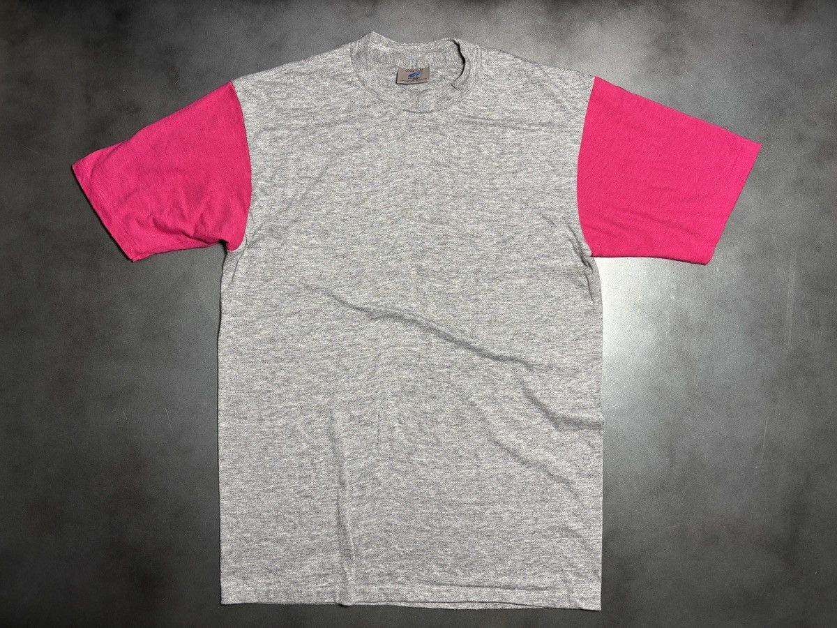 Vintage 1980s Doubler Layer T-Shirt Sneakers Tag Vintage Blank Tee Size US M / EU 48-50 / 2 - 13 Thumbnail