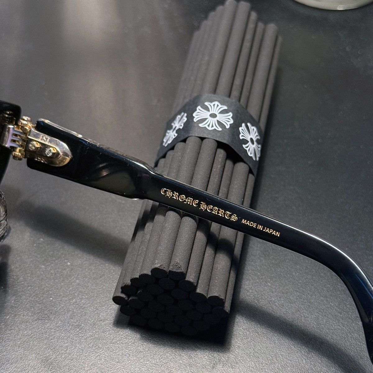 Chrome Hearts Chrome Hearts Jelly & Jam Gold Sunglasses Size ONE SIZE - 18 Thumbnail