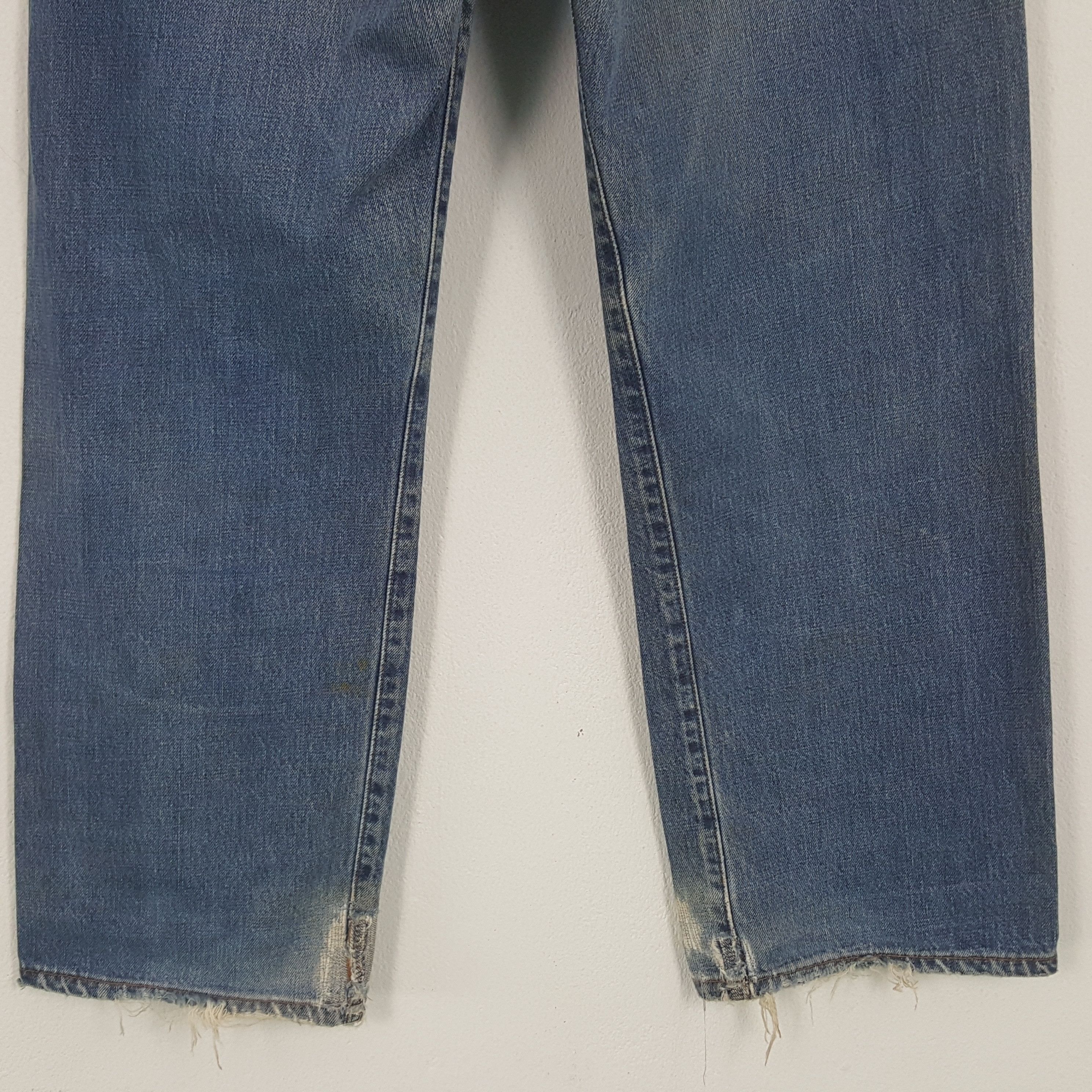 Levi's × Vintage Vintage Levi's Selvedge American Distressed Denim Jeans Size US 31 - 6 Thumbnail