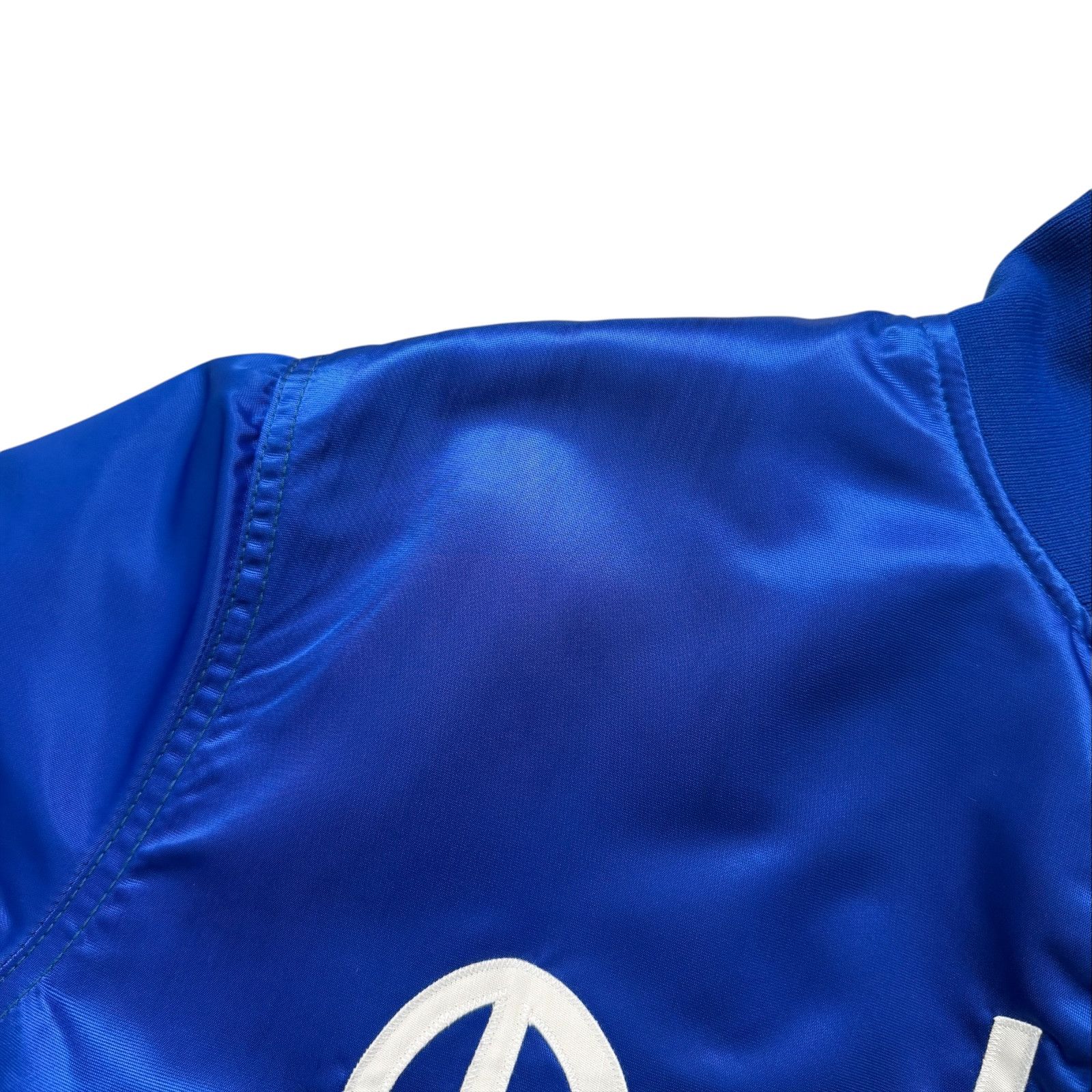 MLB VTG LA DODGERS LICENSED SATIN JACKET DUGOUT SHERPA LINED Size US M / EU 48-50 / 2 - 6 Thumbnail