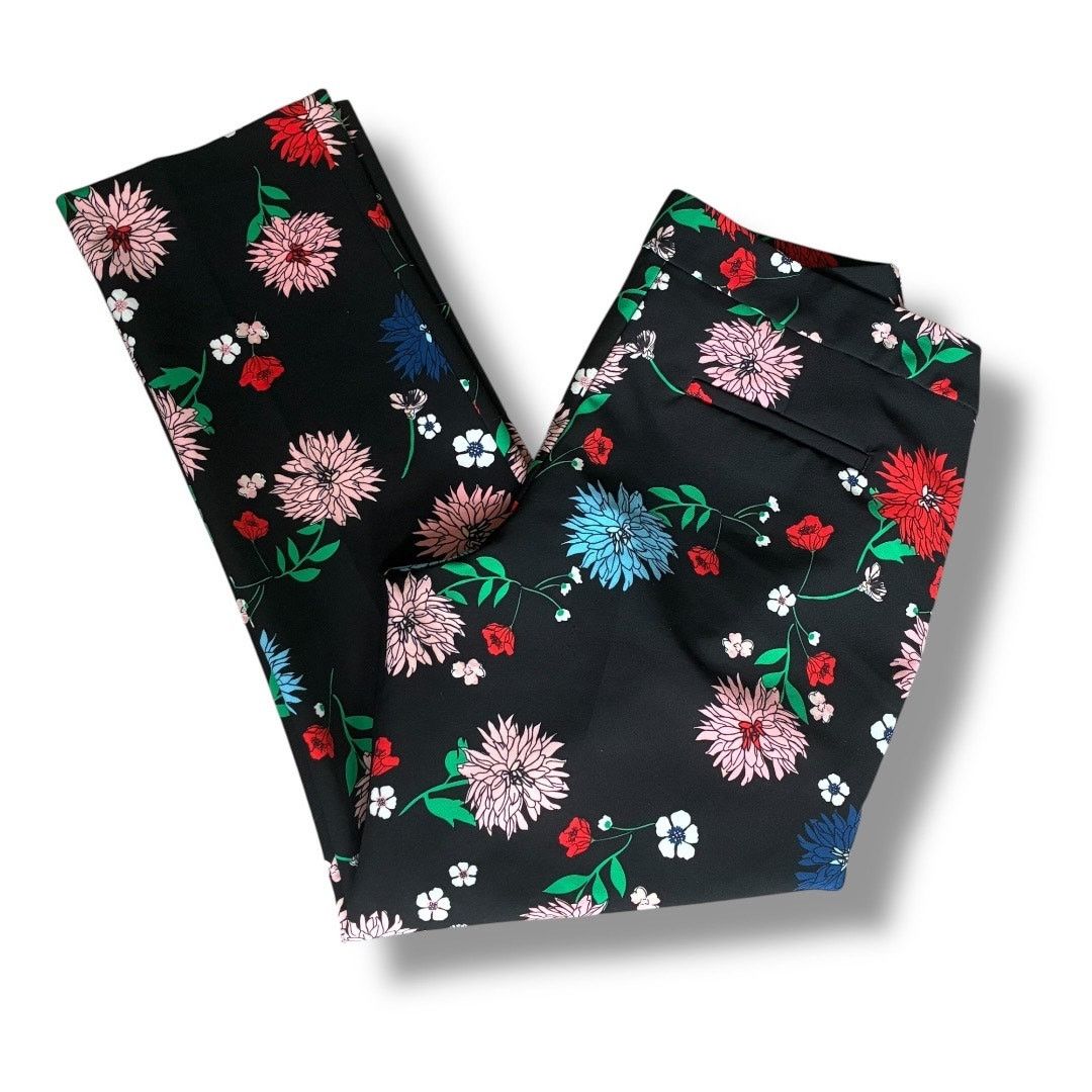 Cynthia Rowley Cynthia Rowley floral straight leg ankle length dress pants Size 32" / US 10 / IT 46 - 5 Thumbnail